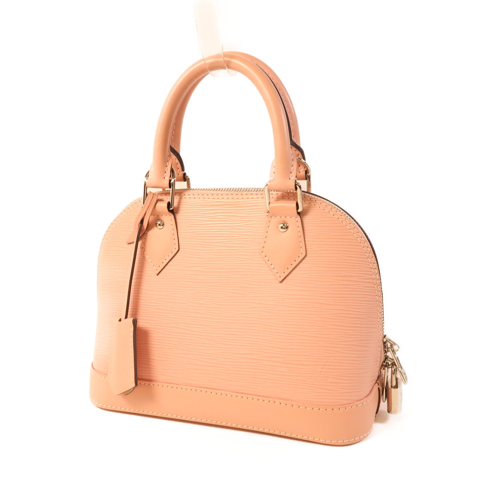 LOUIS VUITTON Epi Alma BB銀扣手挽肩背兩用袋