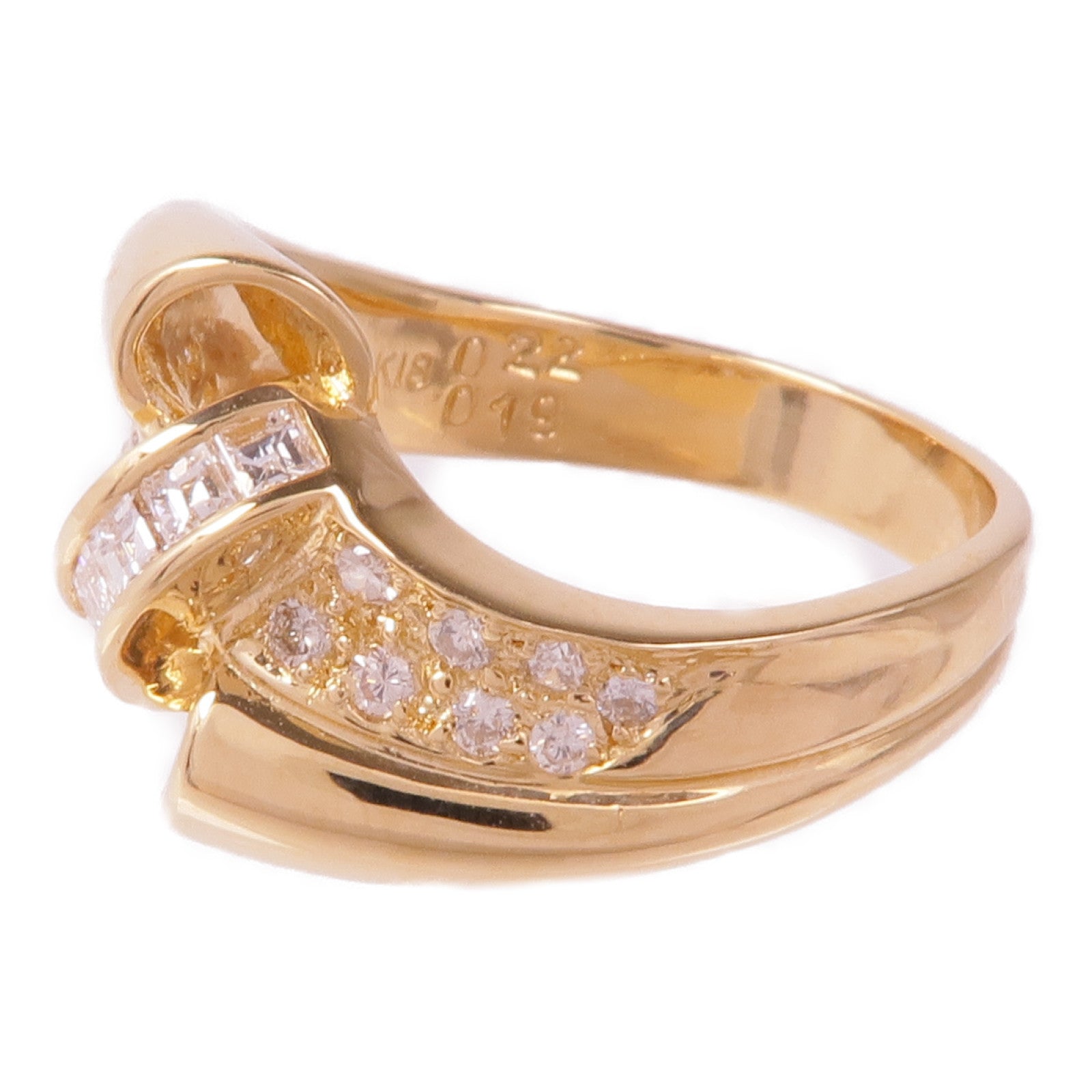 JEWELRY 18K玫瑰金Diamond Ring鑽石戒指US#6.5