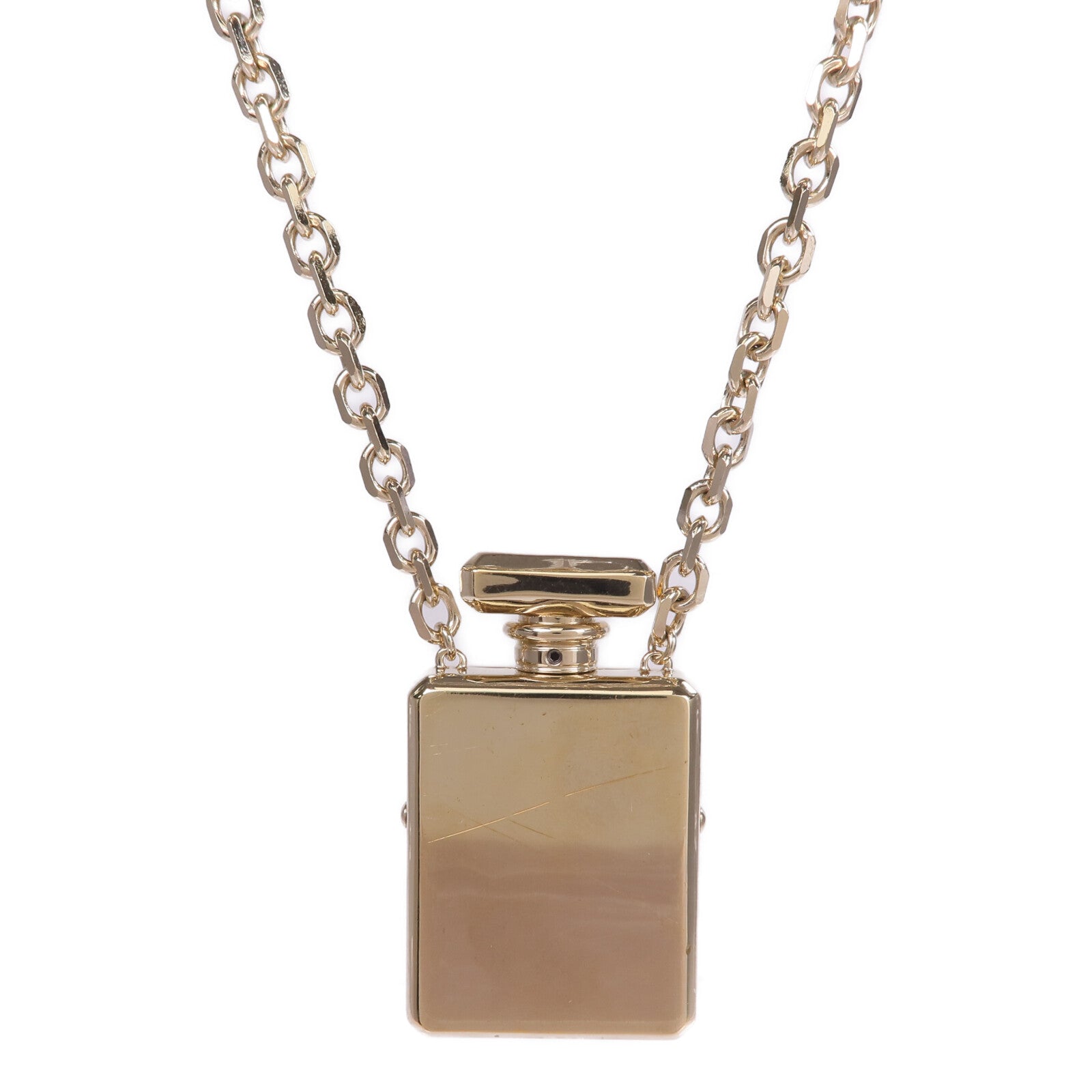 CHANEL 金屬CC Perfume Bottle項鍊