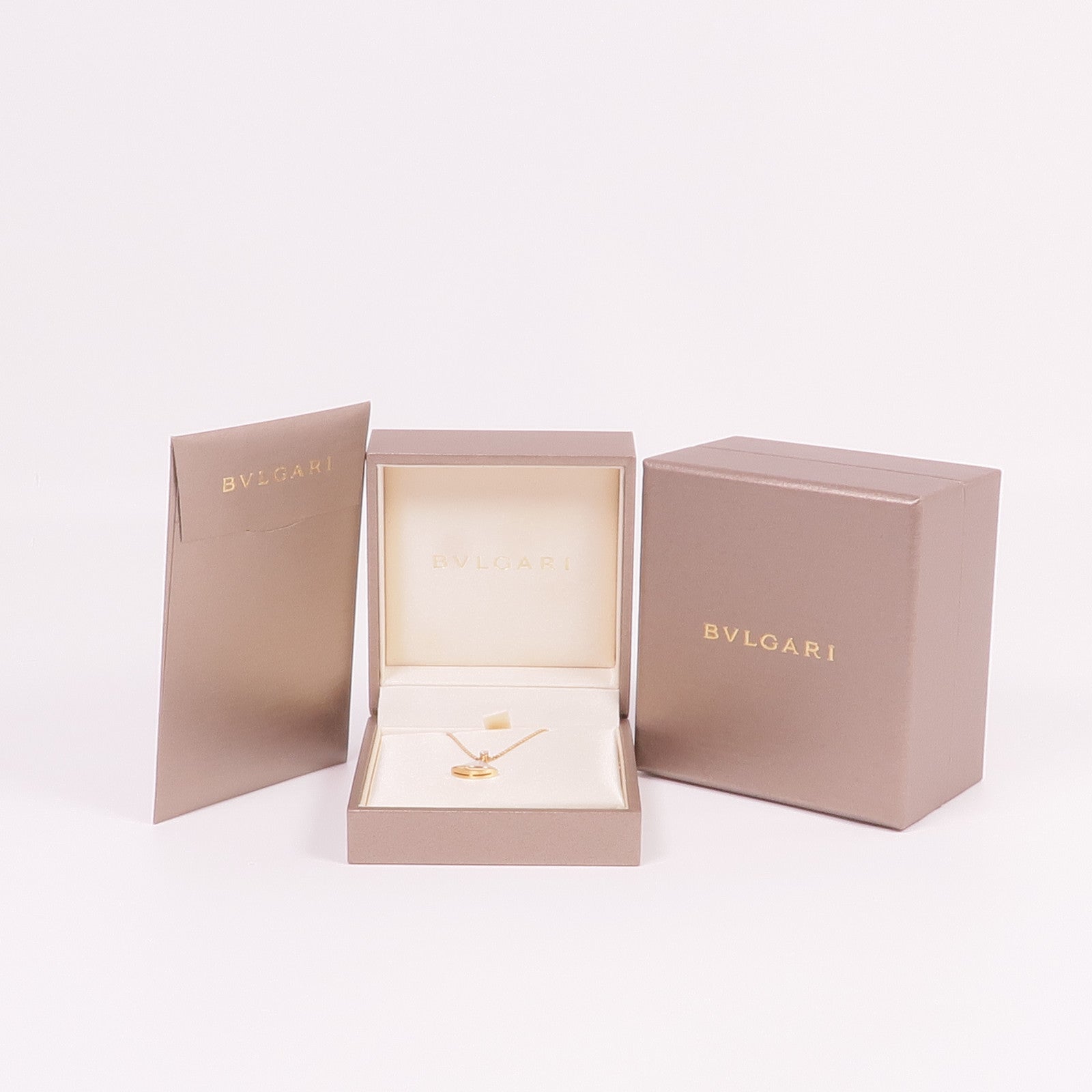 BVLGARI 18K玫瑰金Divina Necklace珍珠母貝/鑽石項鍊