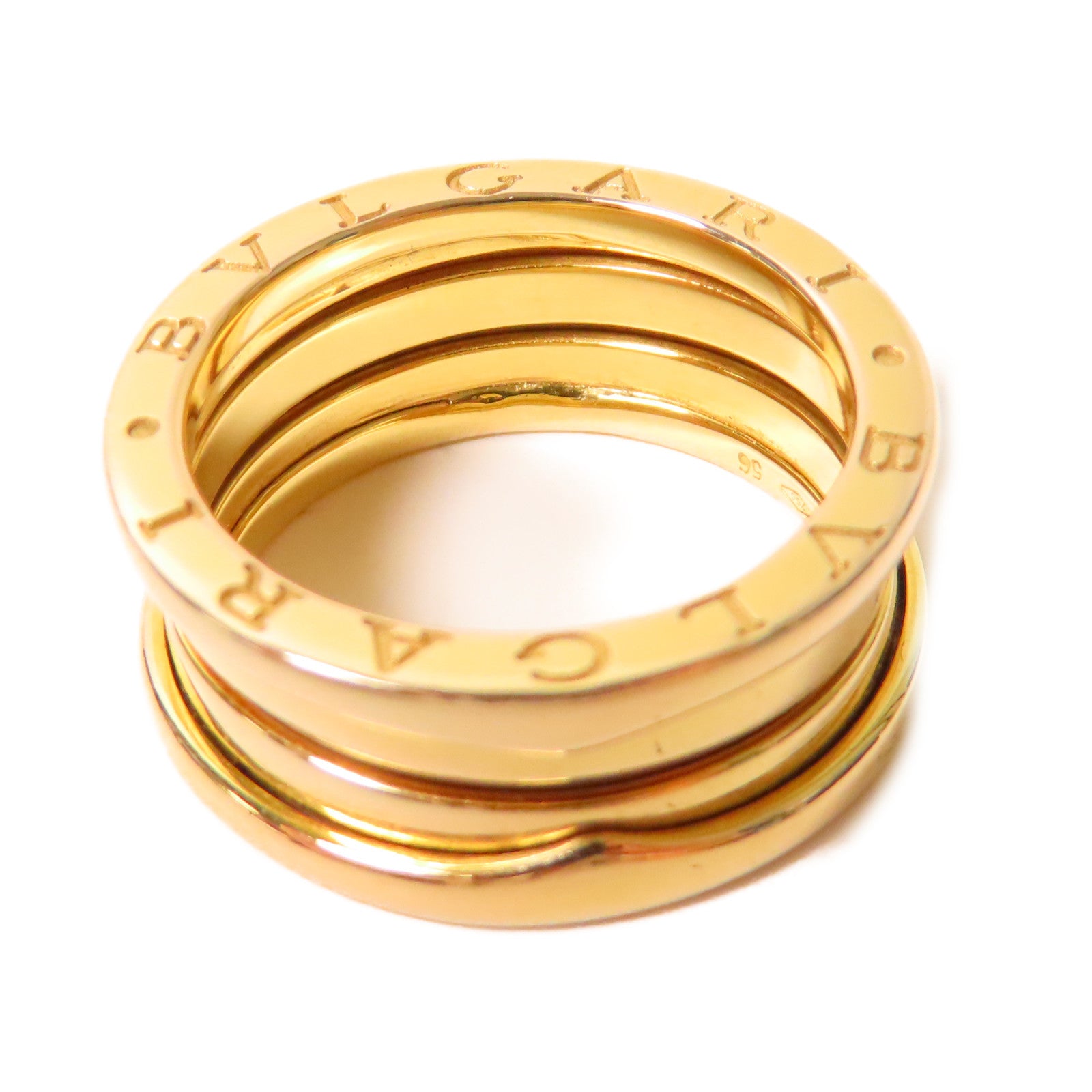 BVLGARI 18K黃金B-zero1戒指US#/BVLGARI#56