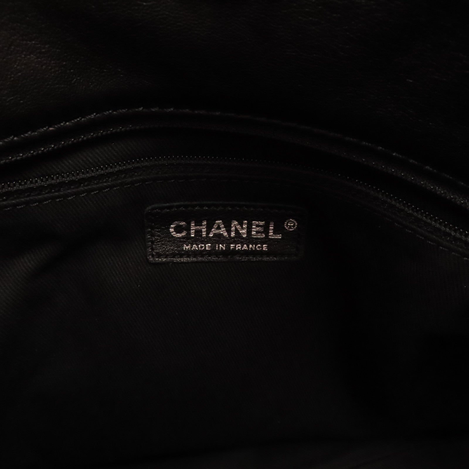 CHANEL 羊皮皮革Shoulder Bag銀扣鏈帶肩背袋