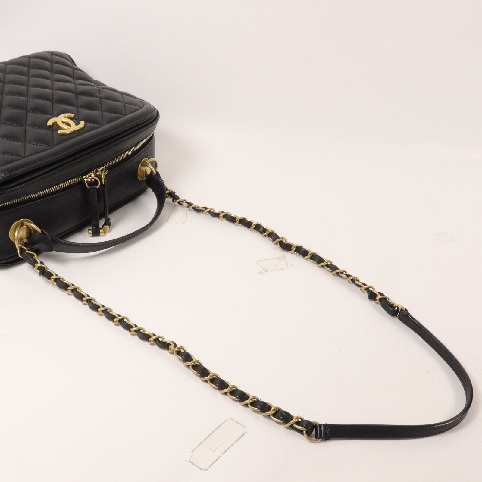 CHANEL 牛皮皮革2 Way Shoulder Bag鏈帶肩背袋