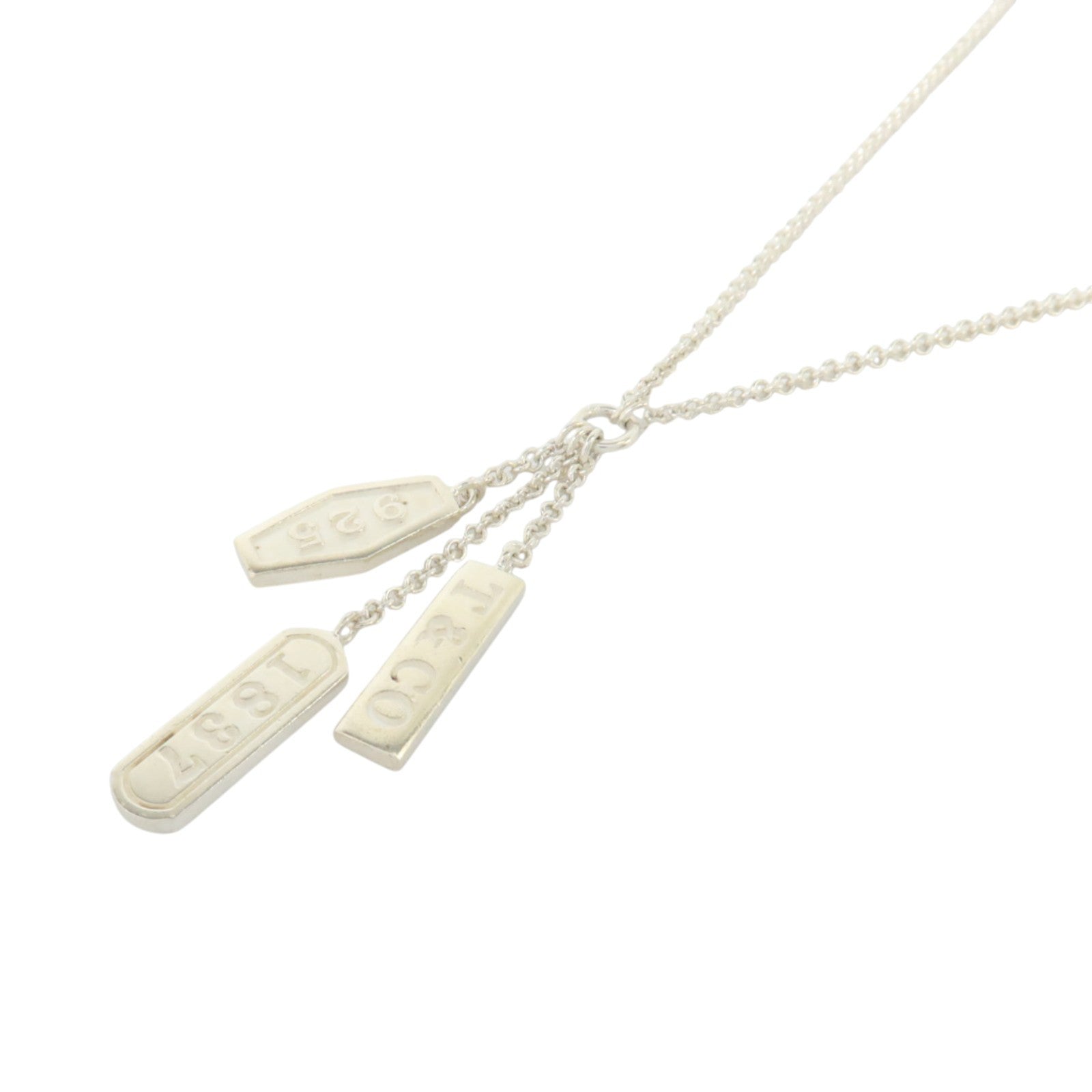 TIFFANY＆CO 925純銀1837 Necklace項鏈