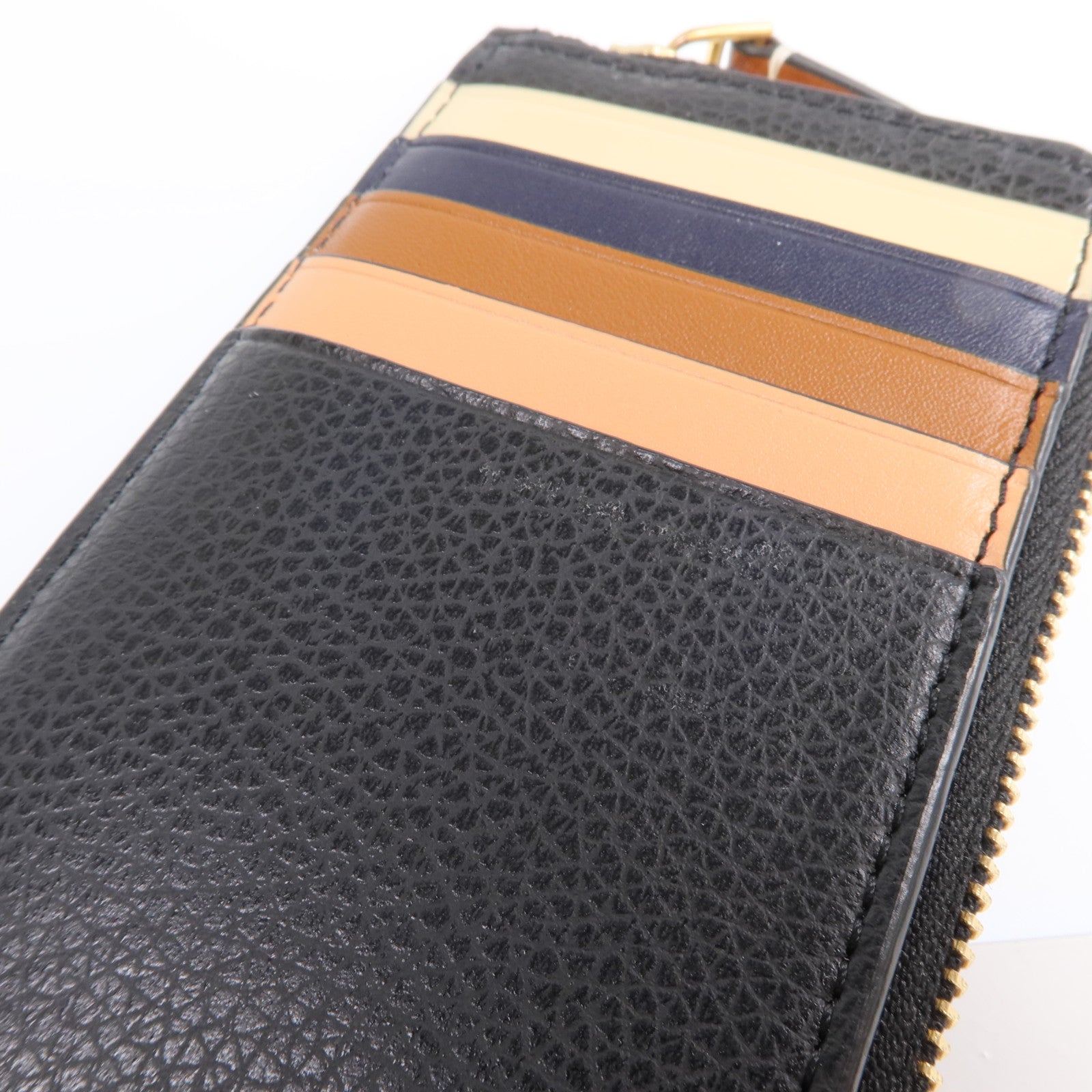 Tory Burch 牛皮皮革Card Case金扣卡片套