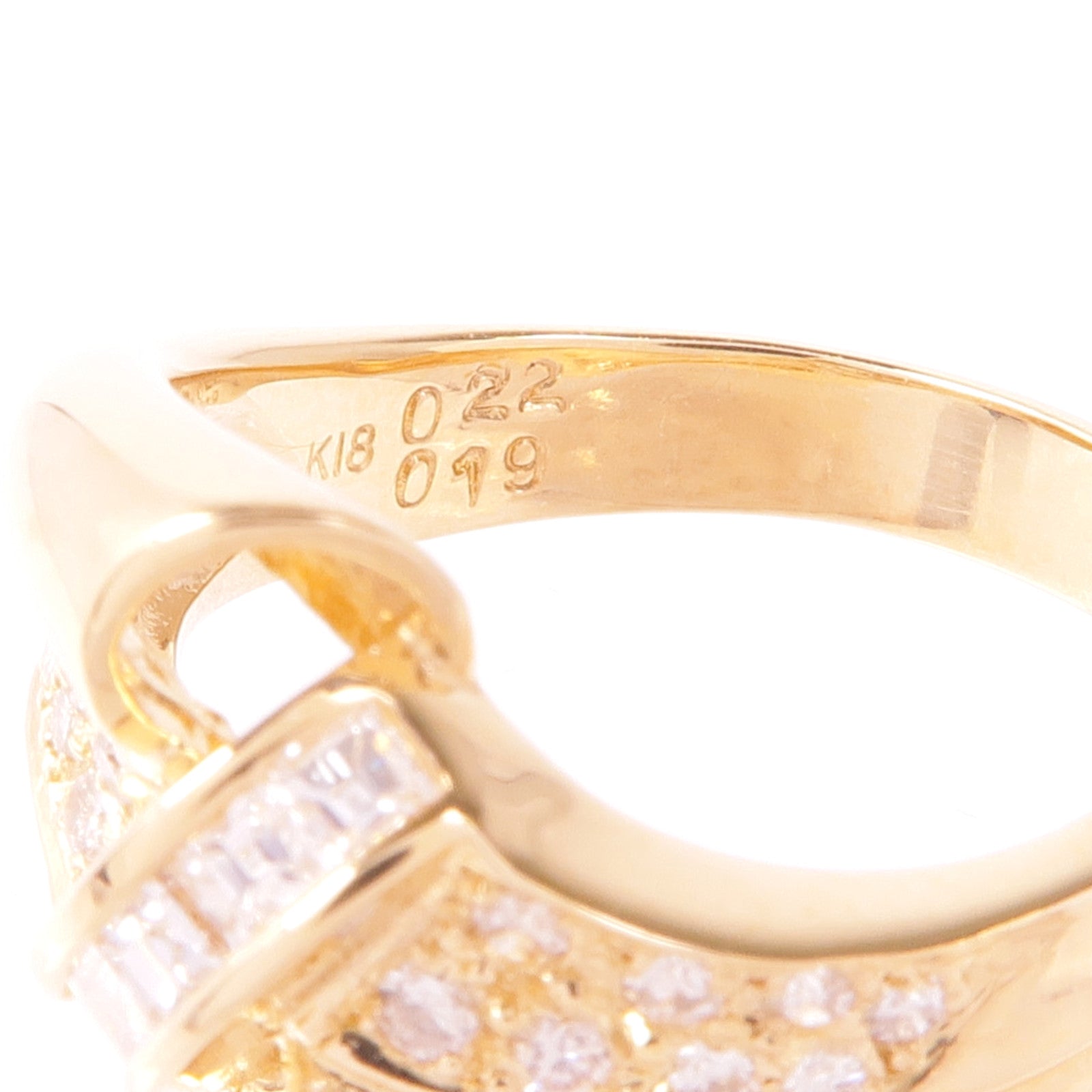 JEWELRY 18K玫瑰金Diamond Ring鑽石戒指US#6.5