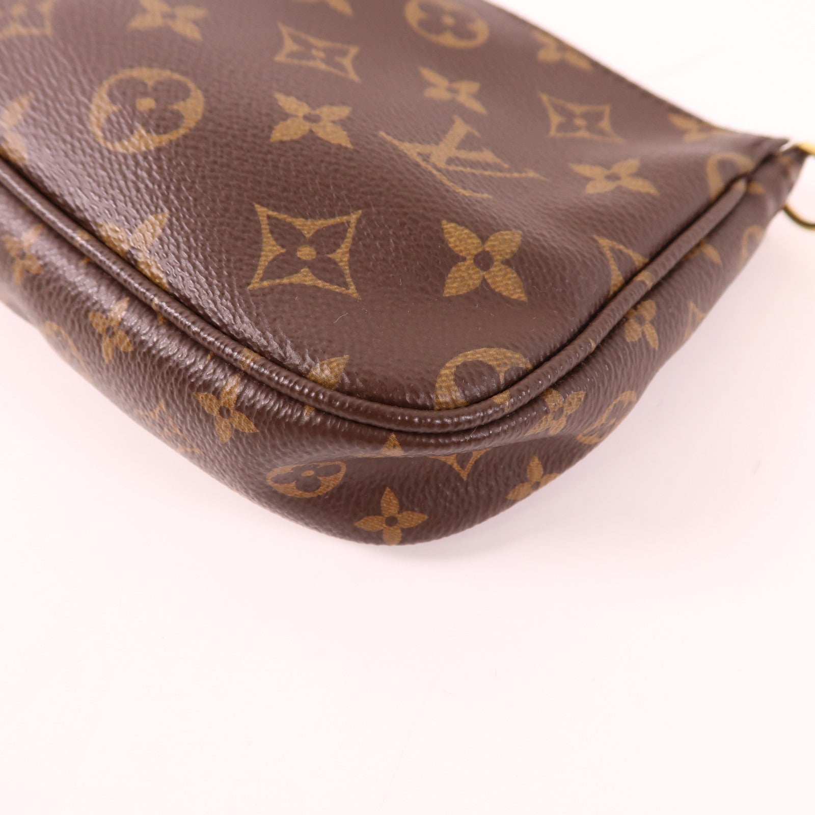 LOUIS VUITTON Monogram Multi Pochette Accessoires金扣手挽肩背兩用袋棕色