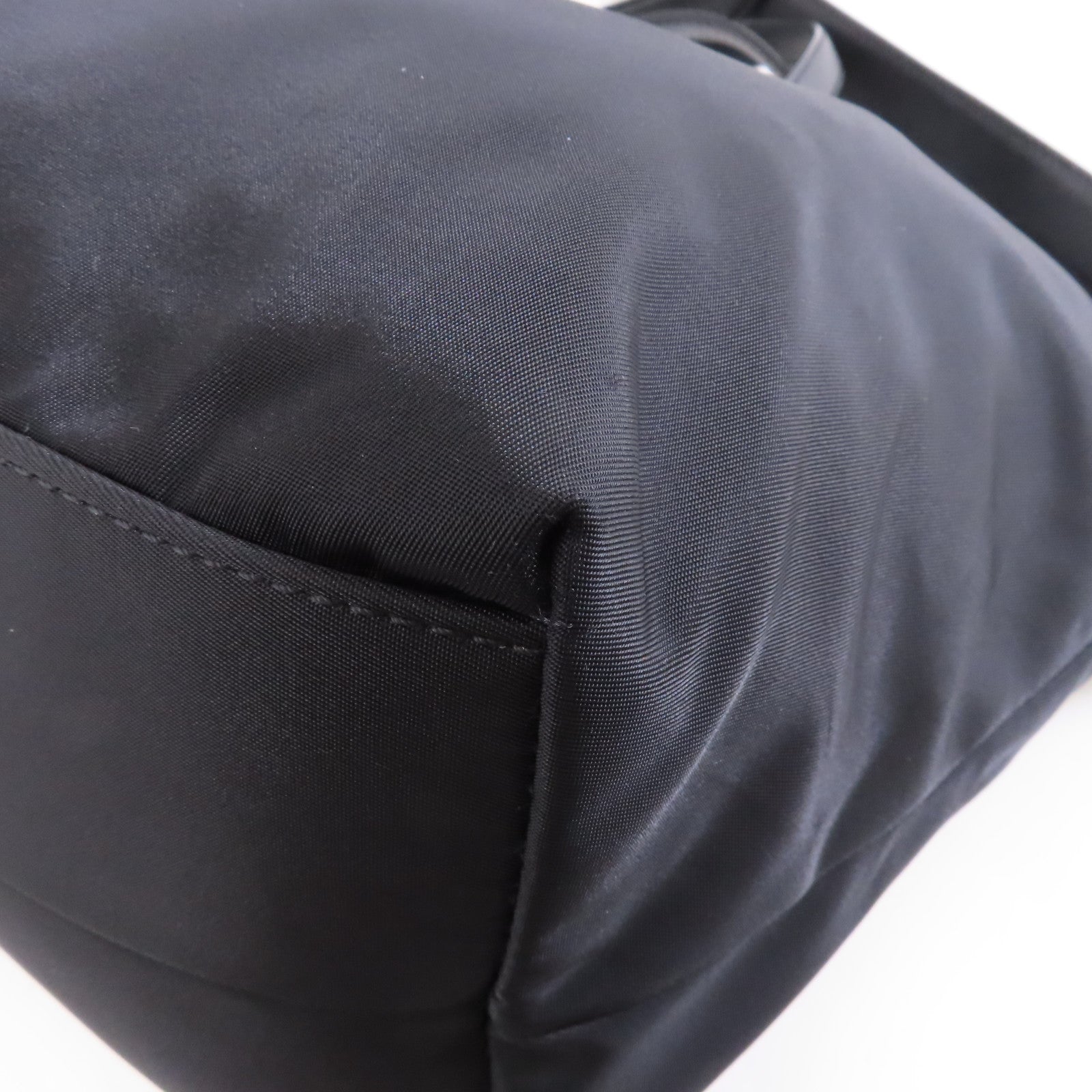 Salvatore Ferragamo 尼龍2way Shoulder Bag金扣手挽肩背兩用袋黑色