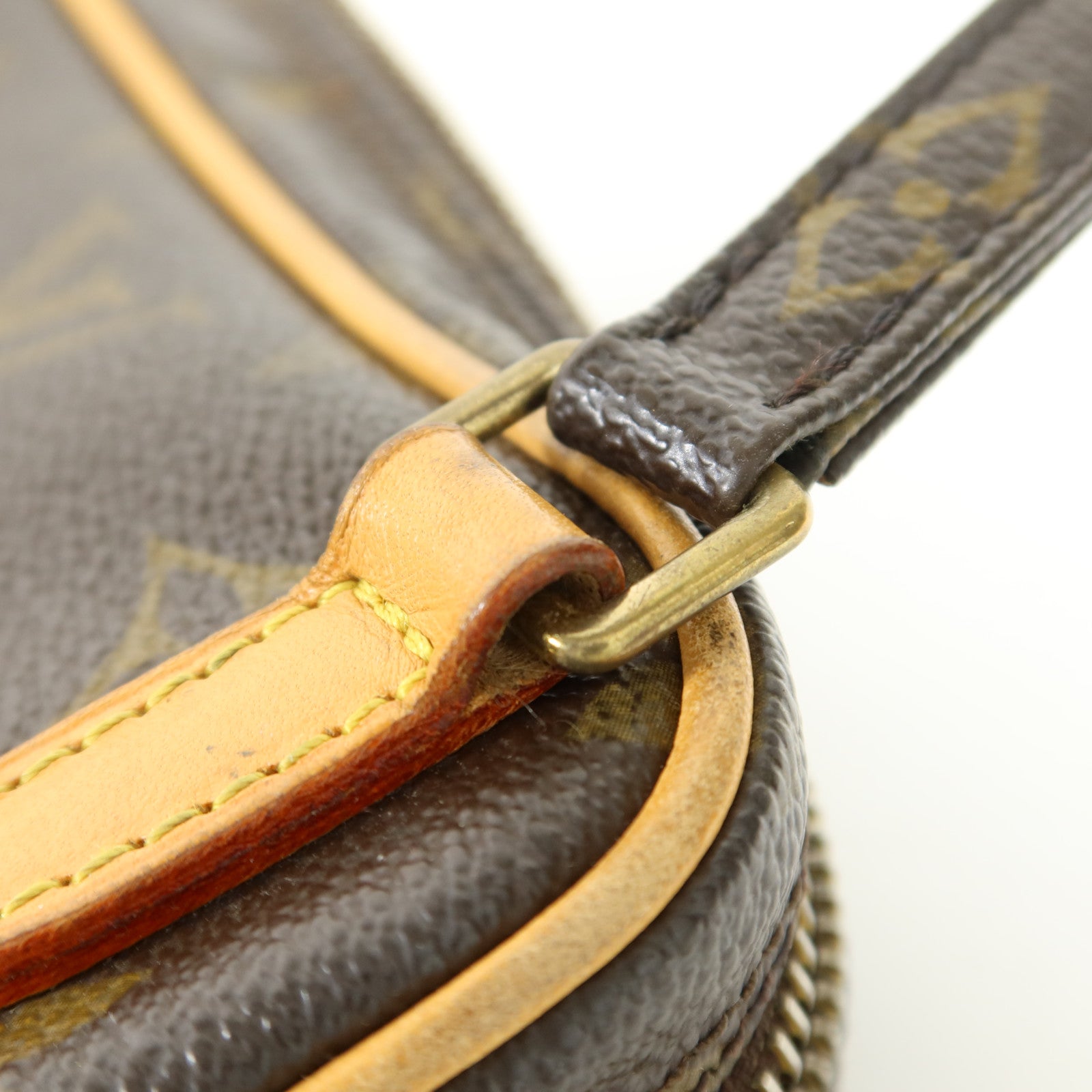 LOUIS VUITTON Monogram Marly Bandouliere金扣肩背袋棕色