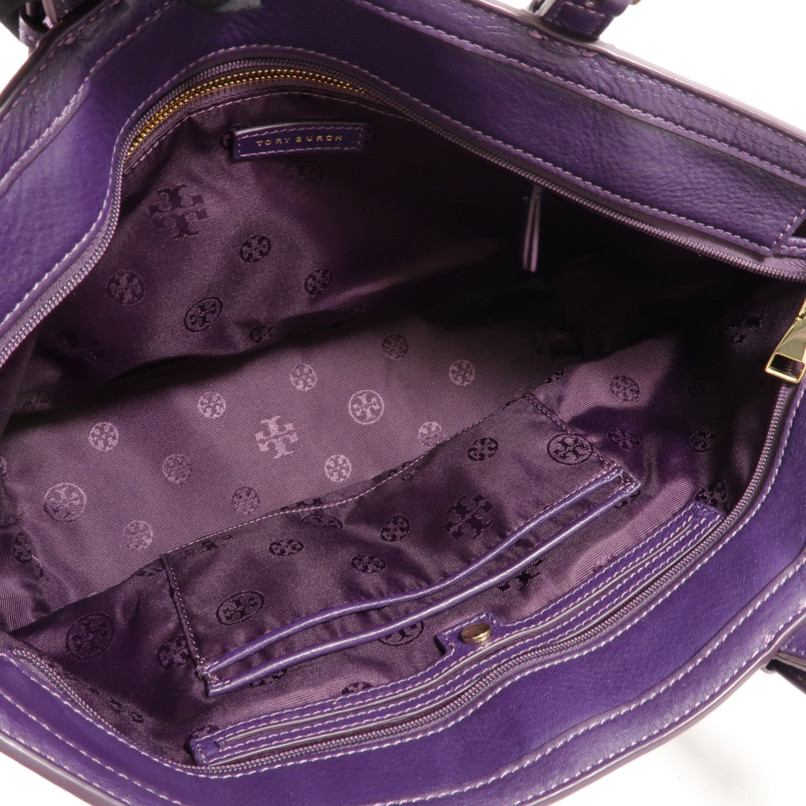 Tory Burch 牛皮皮革Tote Bag肩背袋