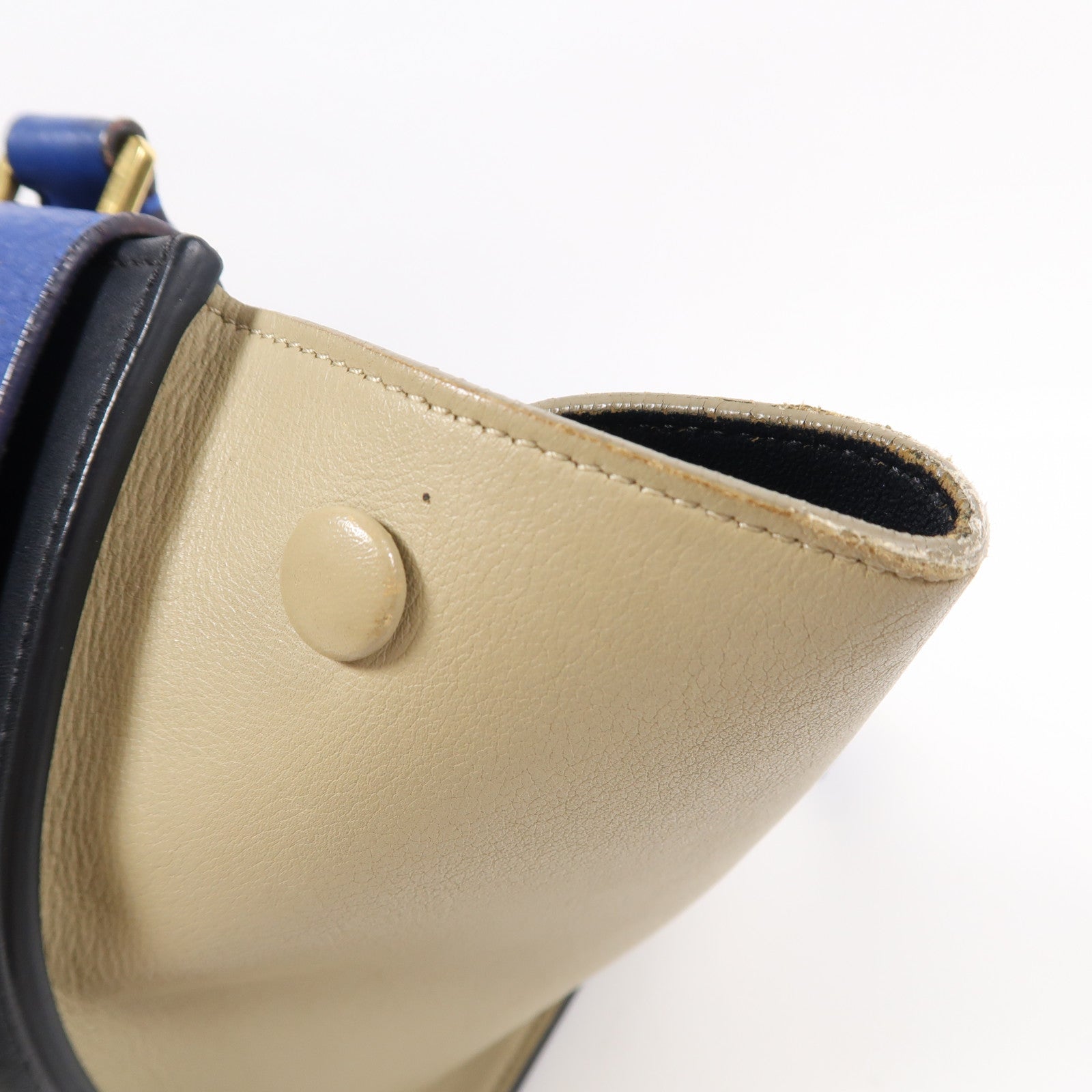 CELINE 牛皮皮革Trapeze金扣手挽肩背兩用袋