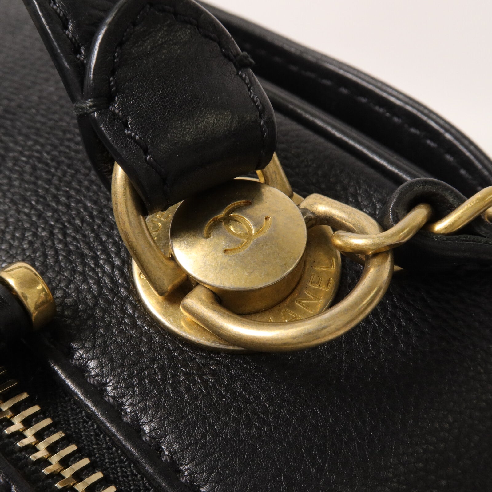CHANEL 牛皮皮革2 Way Shoulder Bag鏈帶肩背袋