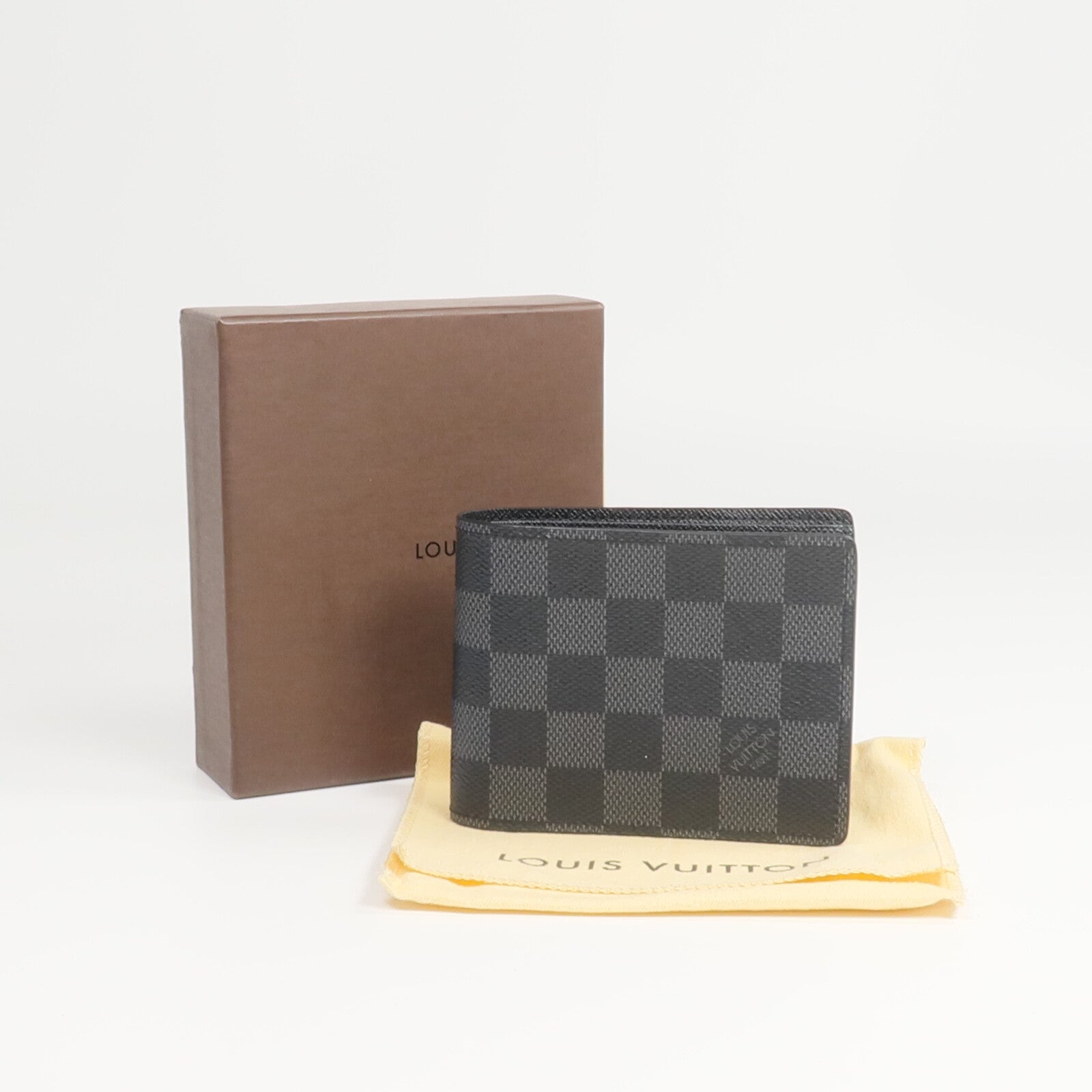 LOUIS VUITTON Damier Graphite Multiple Wallet錢包