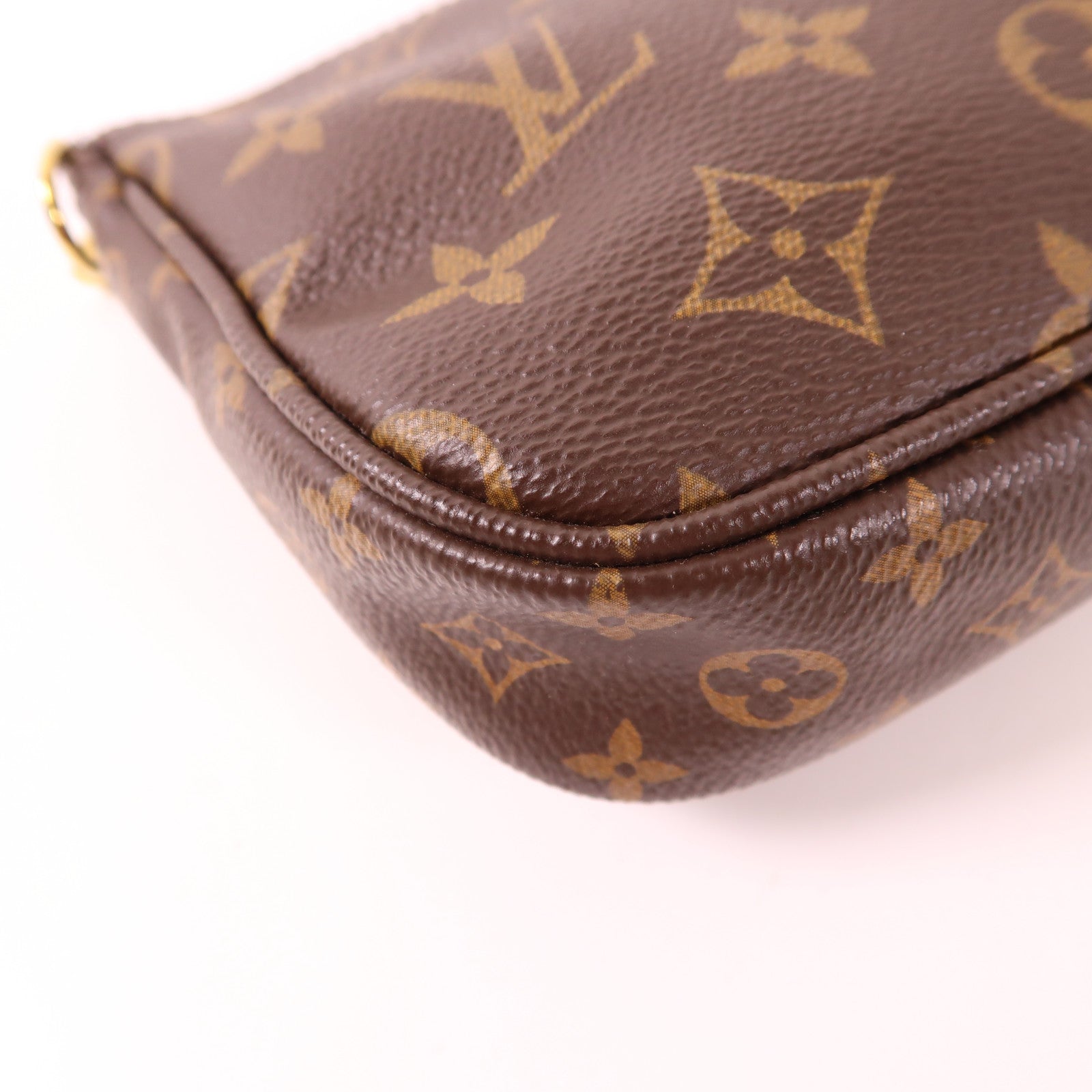 LOUIS VUITTON Monogram Multi Pochette Accessoires金扣手挽肩背兩用袋棕色
