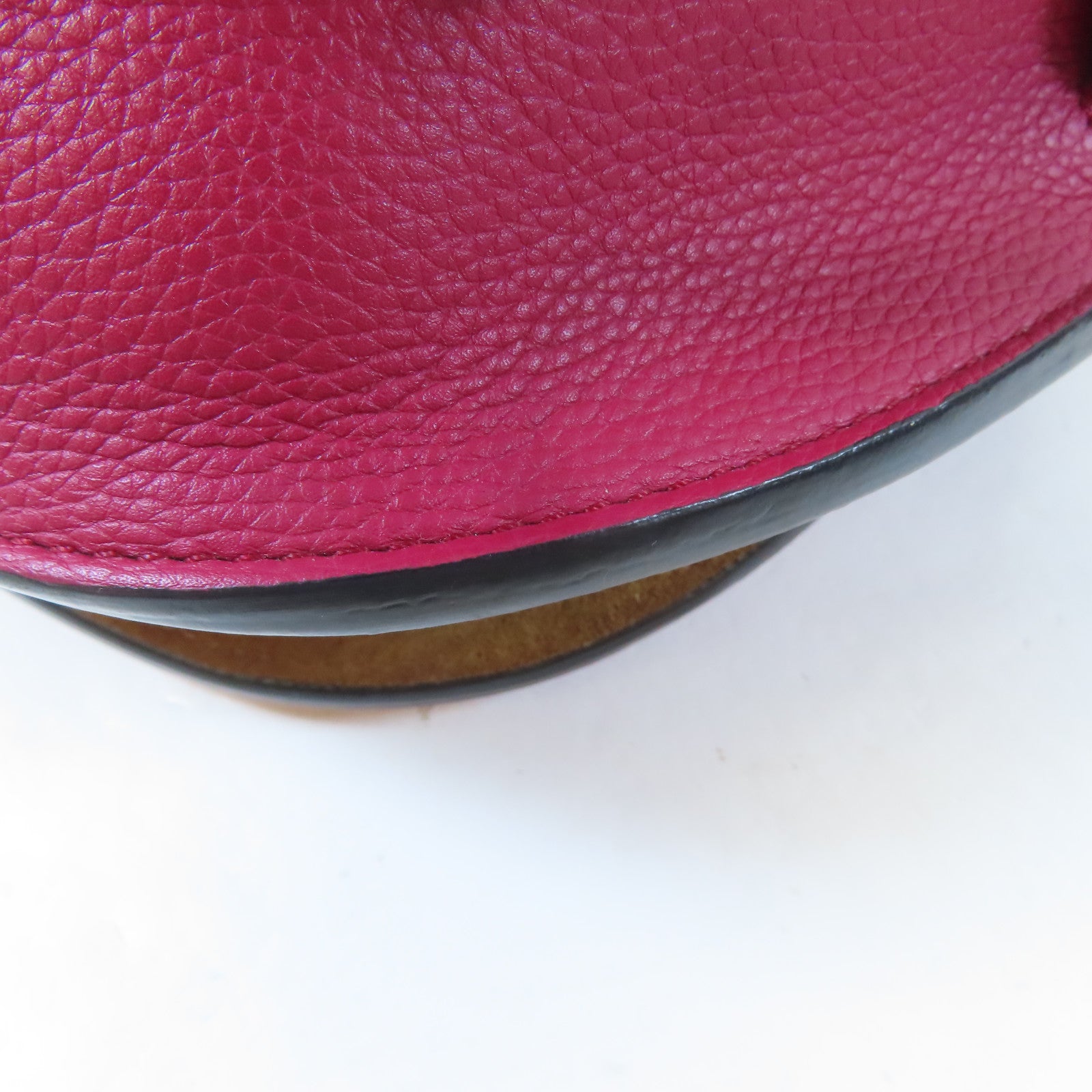 LOEWE 牛皮皮革Gate Small Bag金扣肩背袋紅色