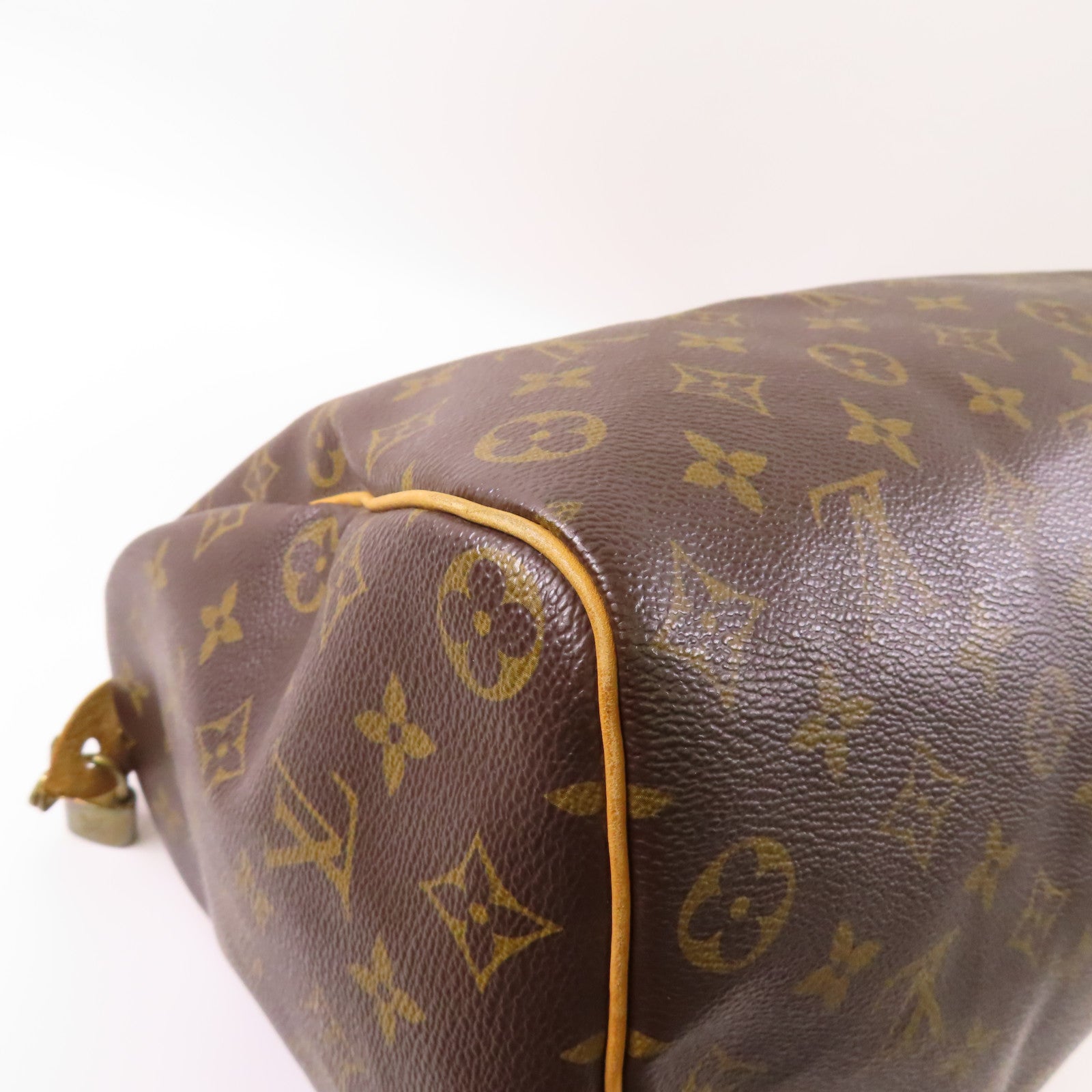 LOUIS VUITTON Monogram Speedy 35金扣手挽袋