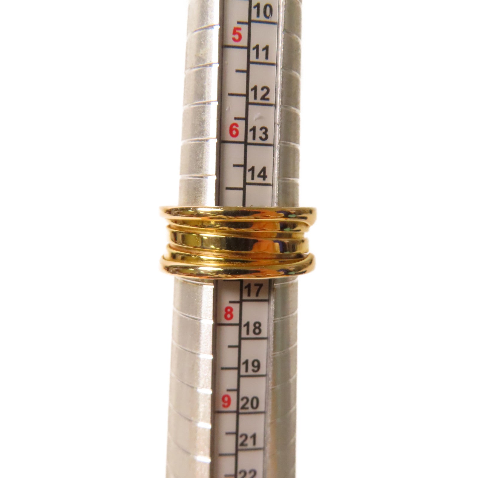 BVLGARI 18K黃金B-zero1戒指US#/BVLGARI#56