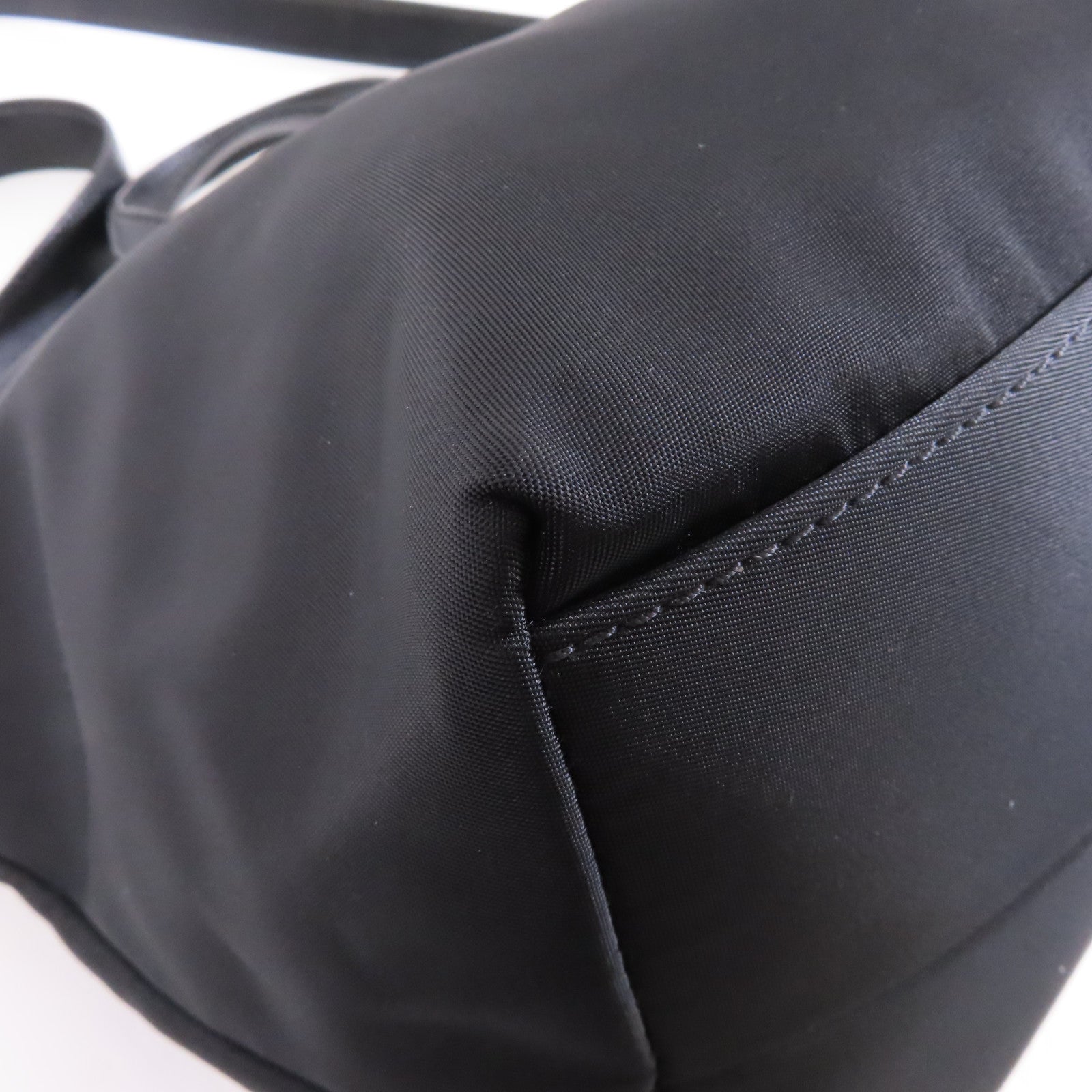 Salvatore Ferragamo 尼龍2way Shoulder Bag金扣手挽肩背兩用袋黑色