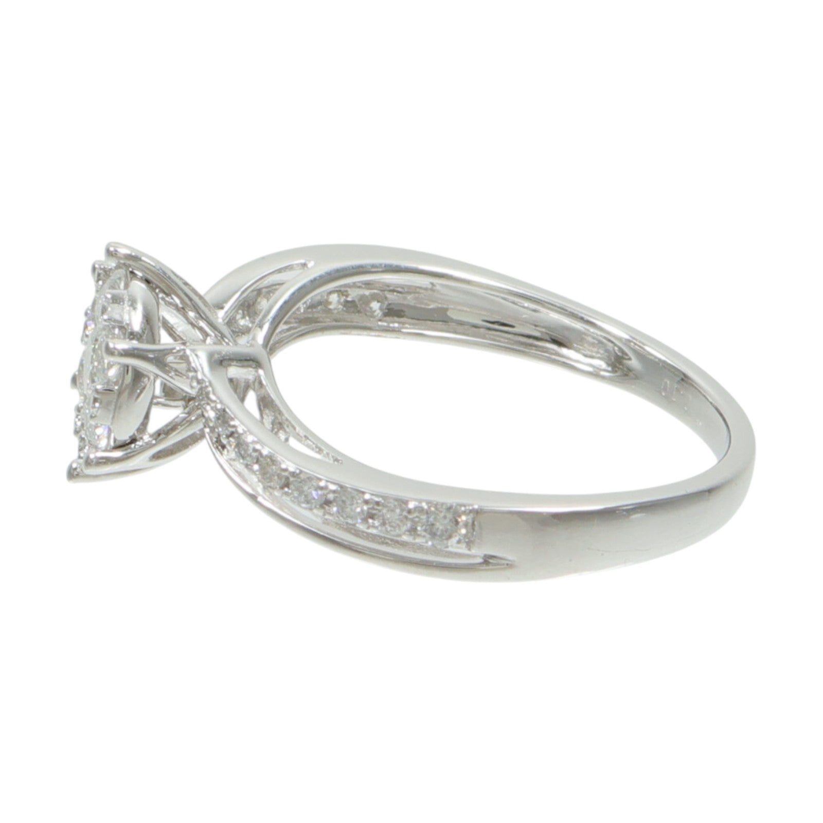 JEWELRY 18K白金Diamond Ring鑽石戒指