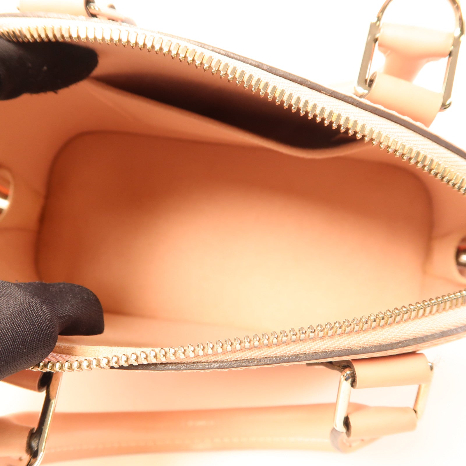 LOUIS VUITTON Epi Alma BB銀扣手挽肩背兩用袋