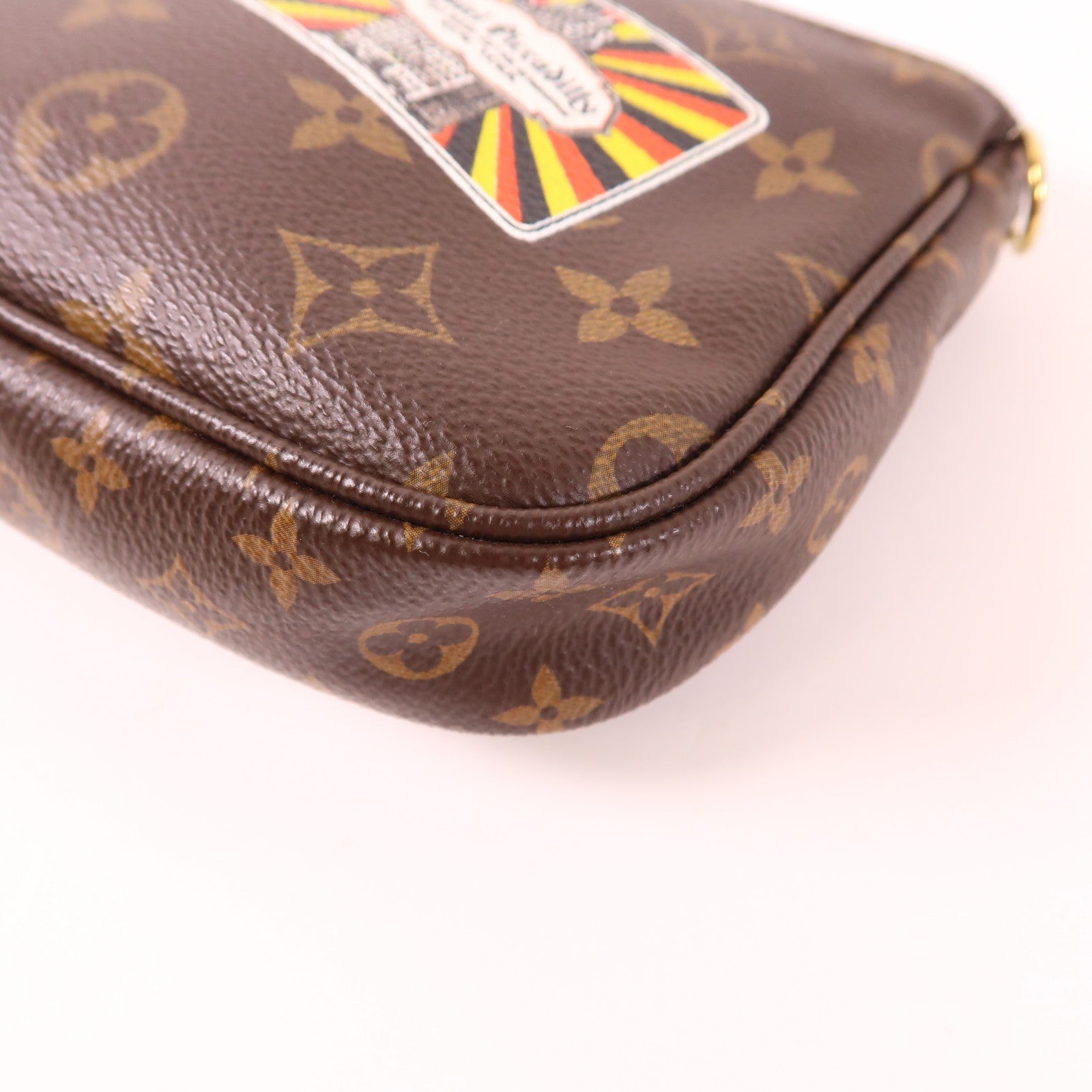 LOUIS VUITTON Monogram Multi Pochette Accessoires金扣手挽肩背兩用袋棕色