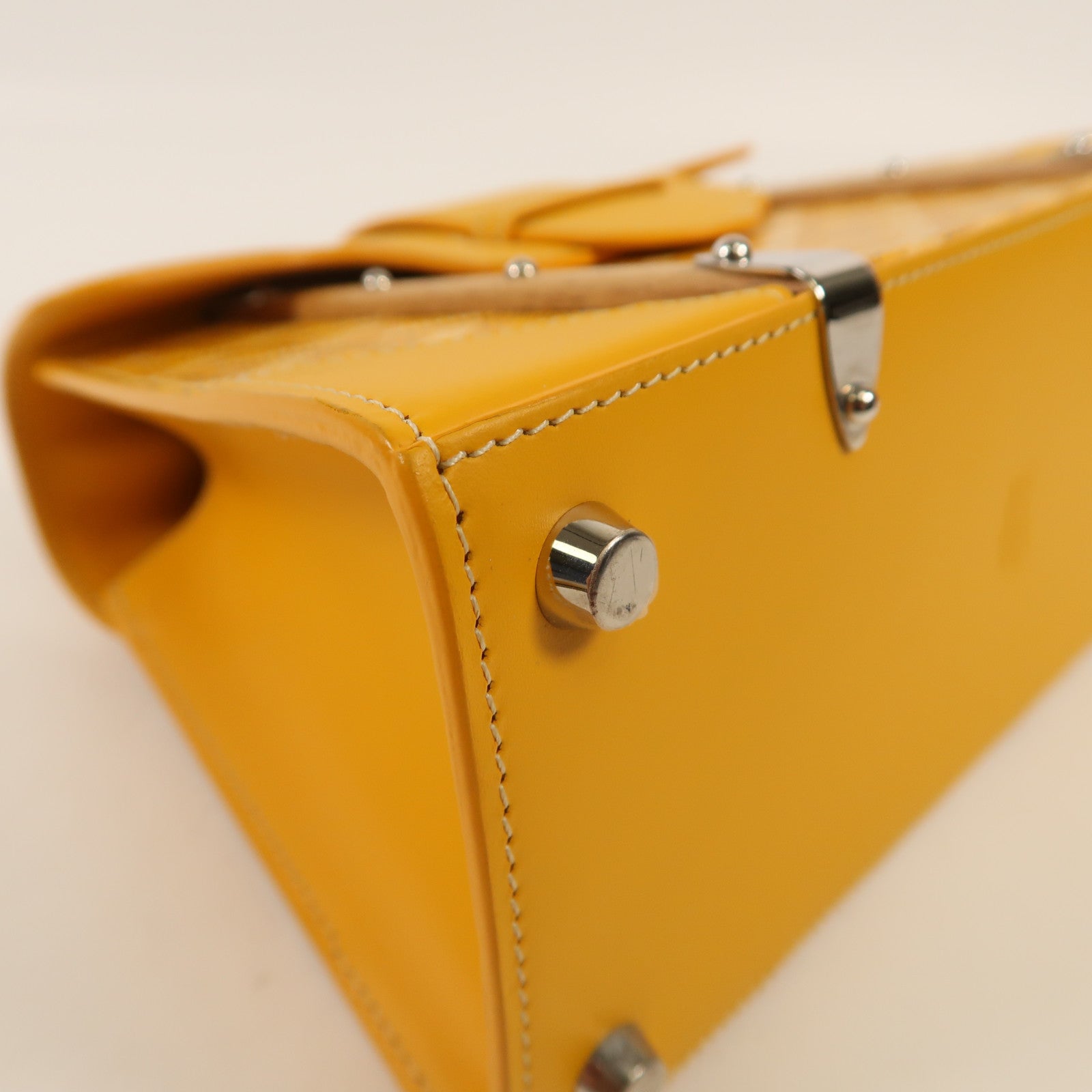 GOYARD 牛皮皮革Saigon Souple Mini Bag銀扣手挽肩背兩用袋