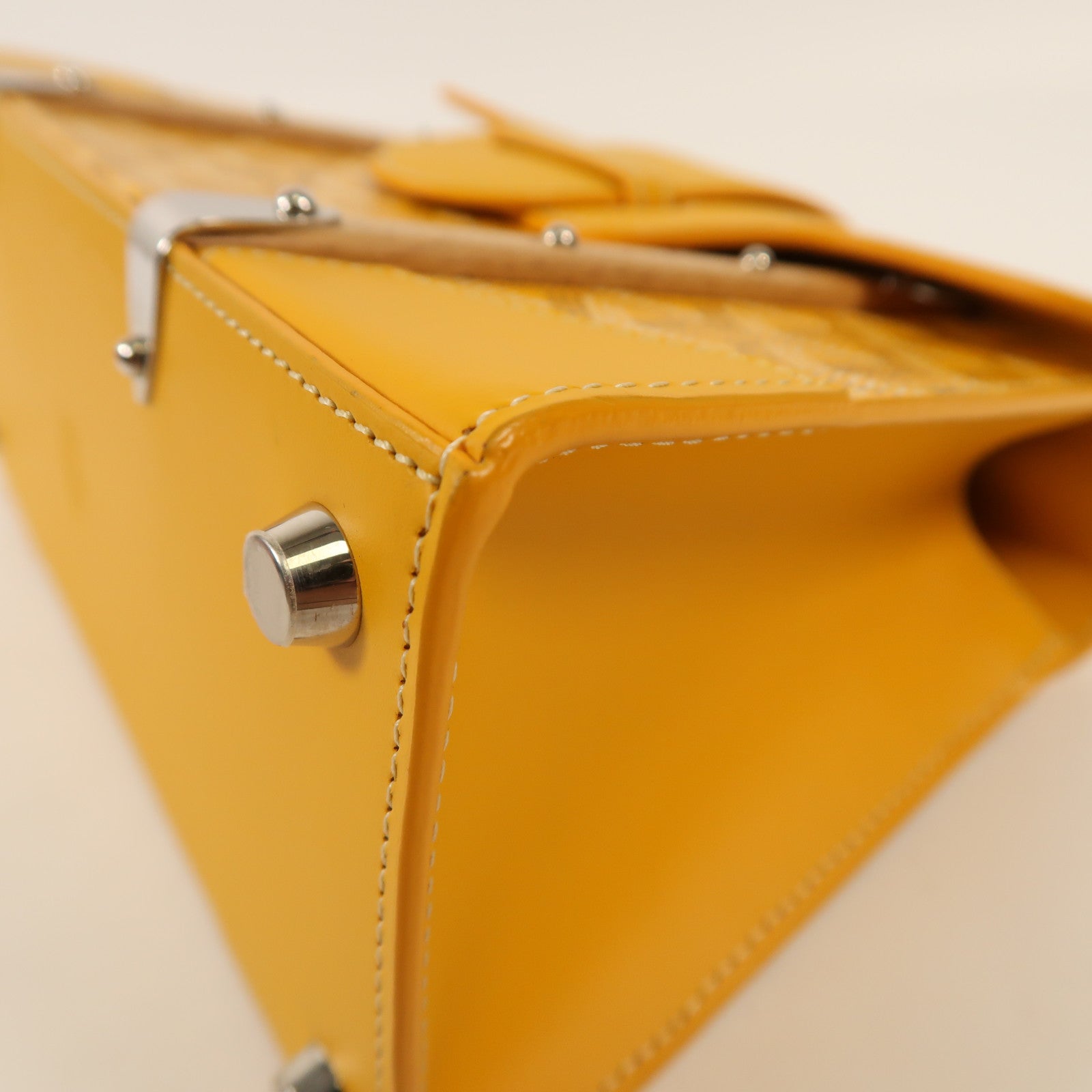 GOYARD 牛皮皮革Saigon Souple Mini Bag銀扣手挽肩背兩用袋