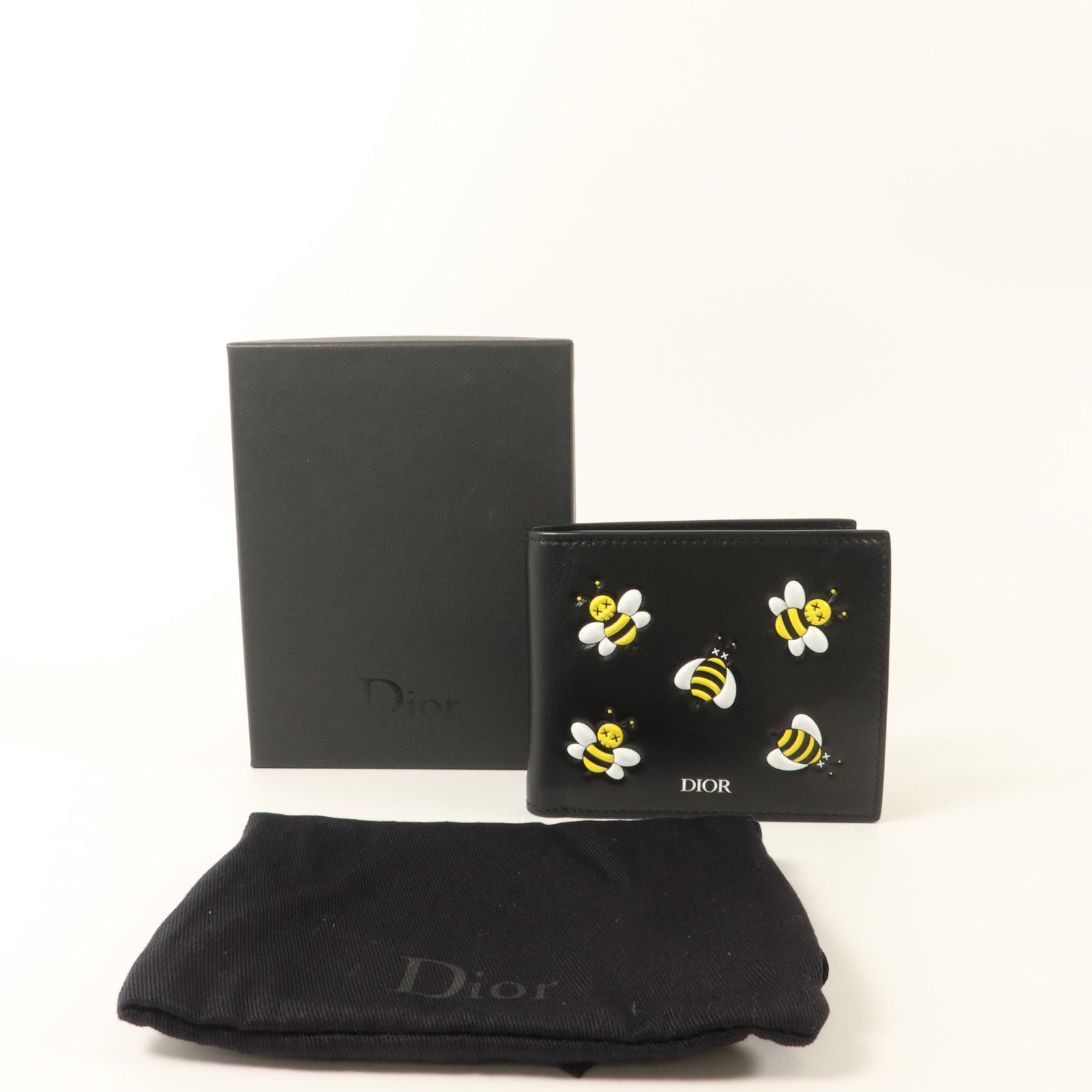Dior 牛皮皮革DiorX Kaws Wallet錢包