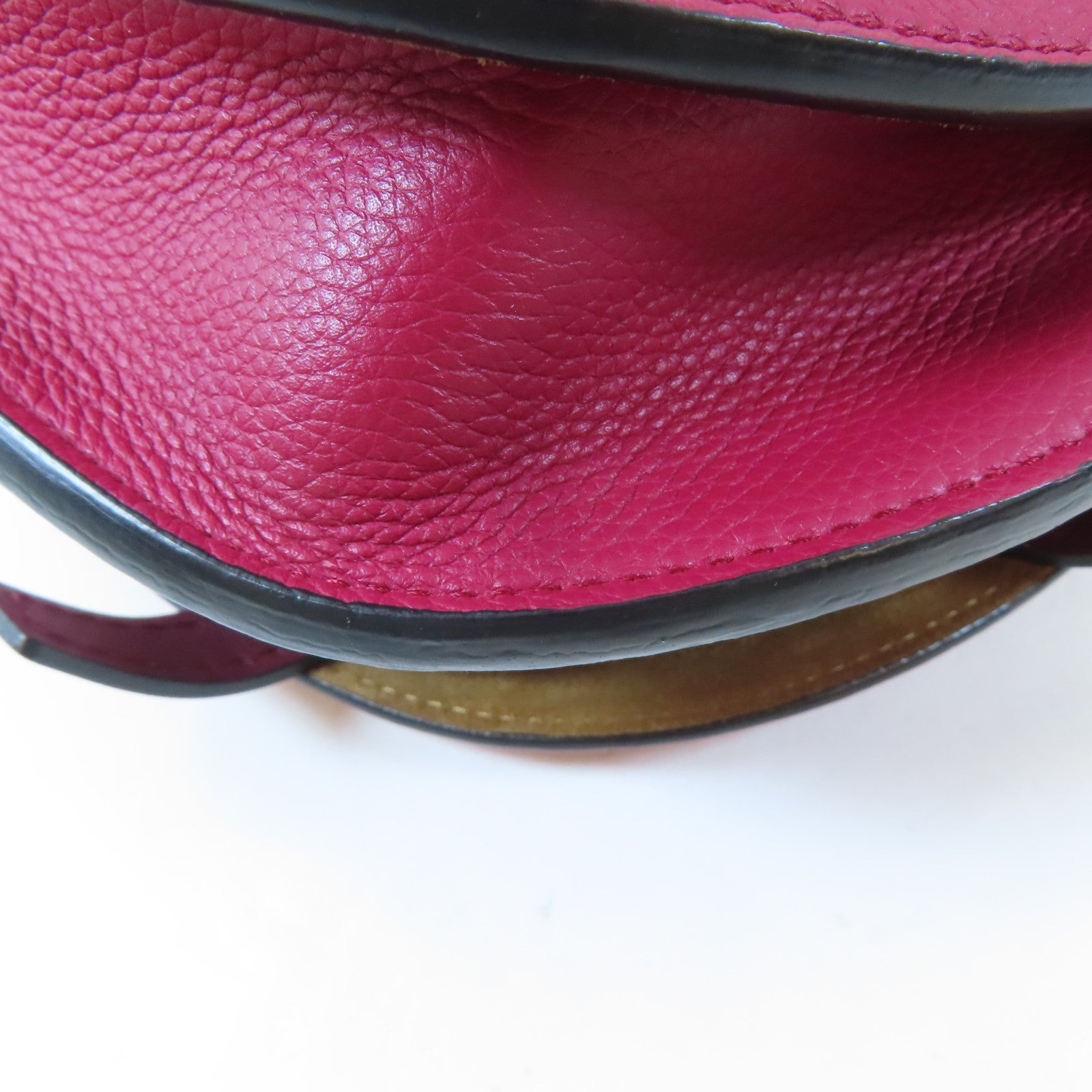 LOEWE 牛皮皮革Gate Small Bag金扣肩背袋紅色