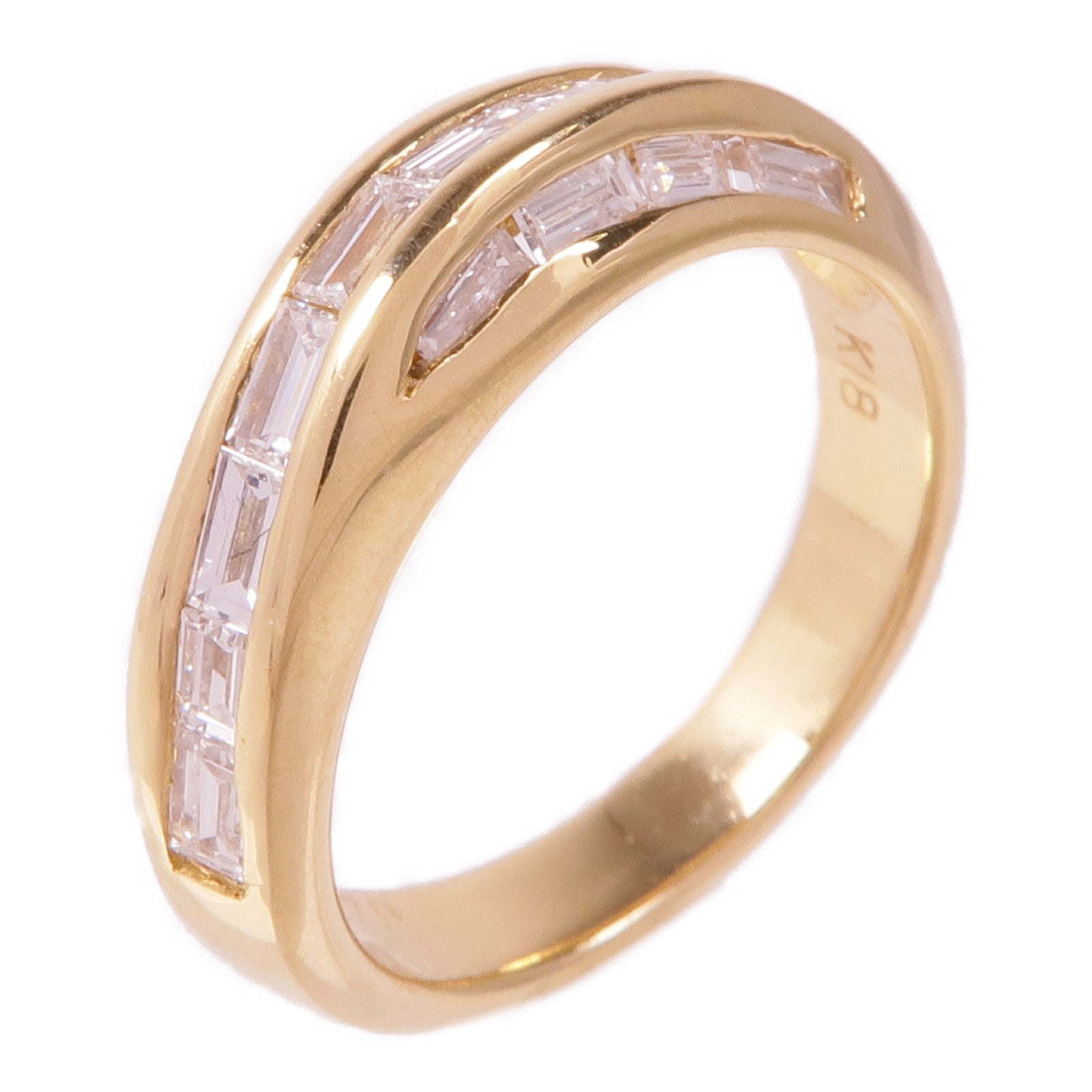JEWELRY 18K玫瑰金Diamond Ring鑽石戒指US#5