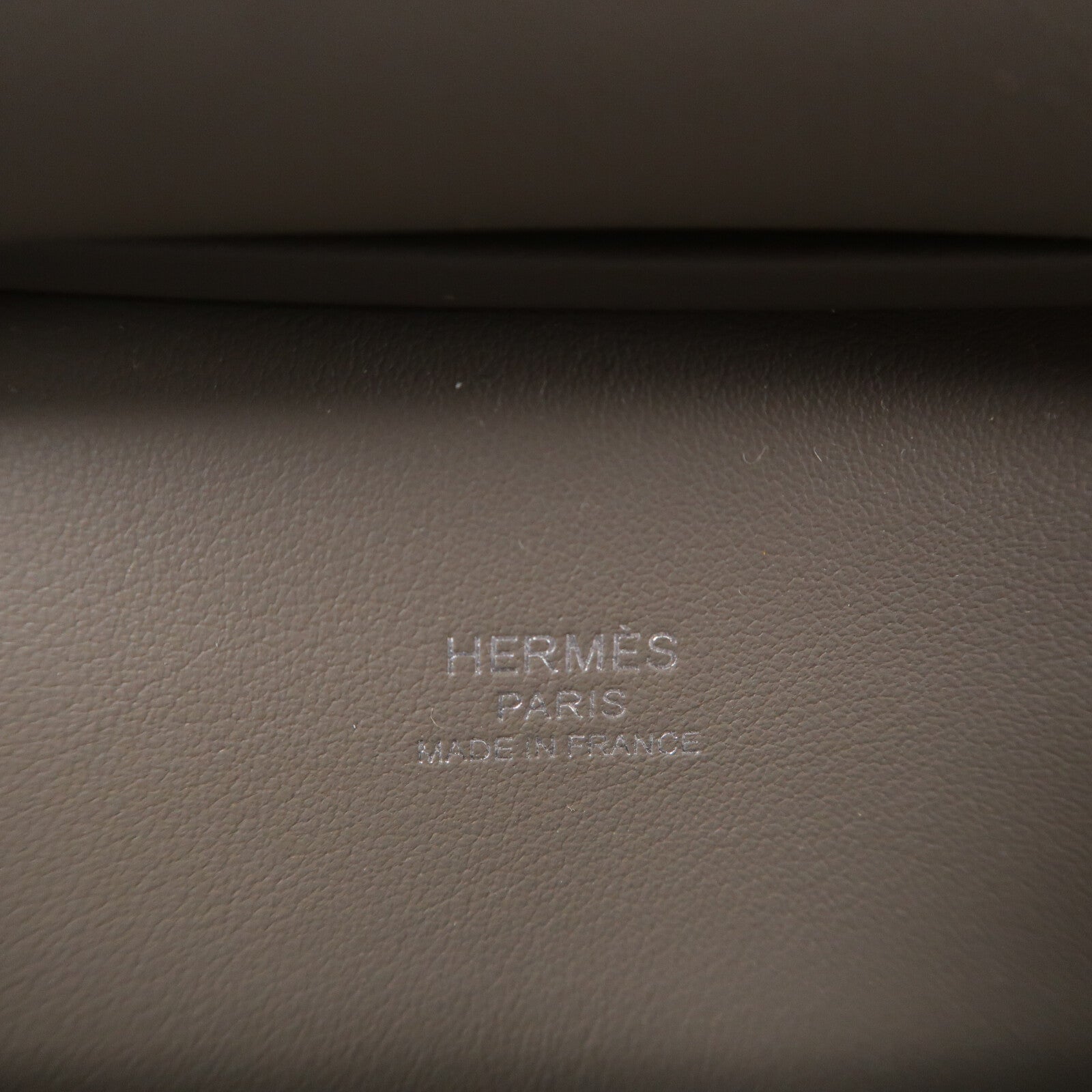 HERMES Swift皮革Mini Jypsiere肩背袋Etain