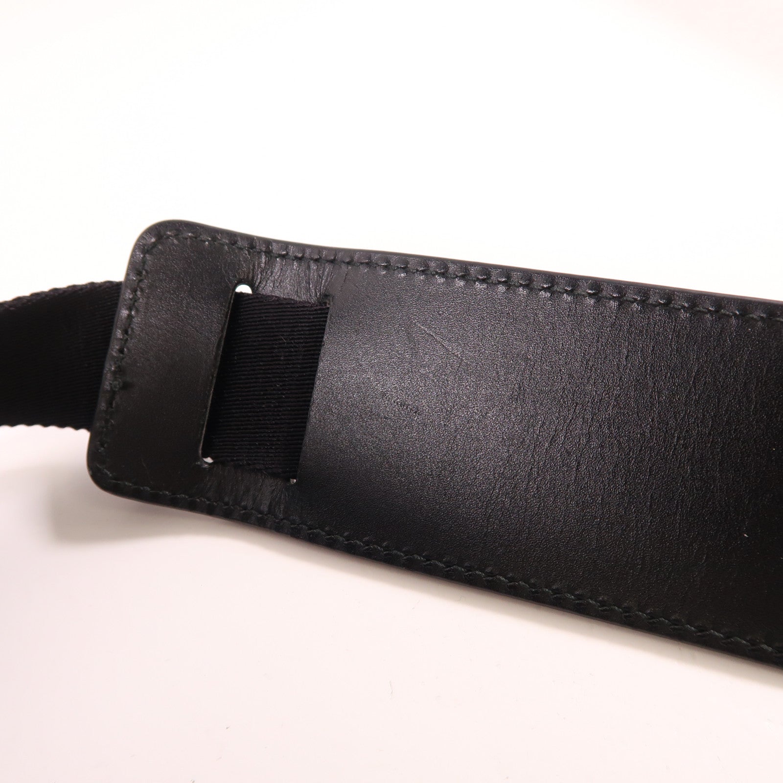 GUCCI 塗層帆布Shoulder Bag銀扣肩背袋