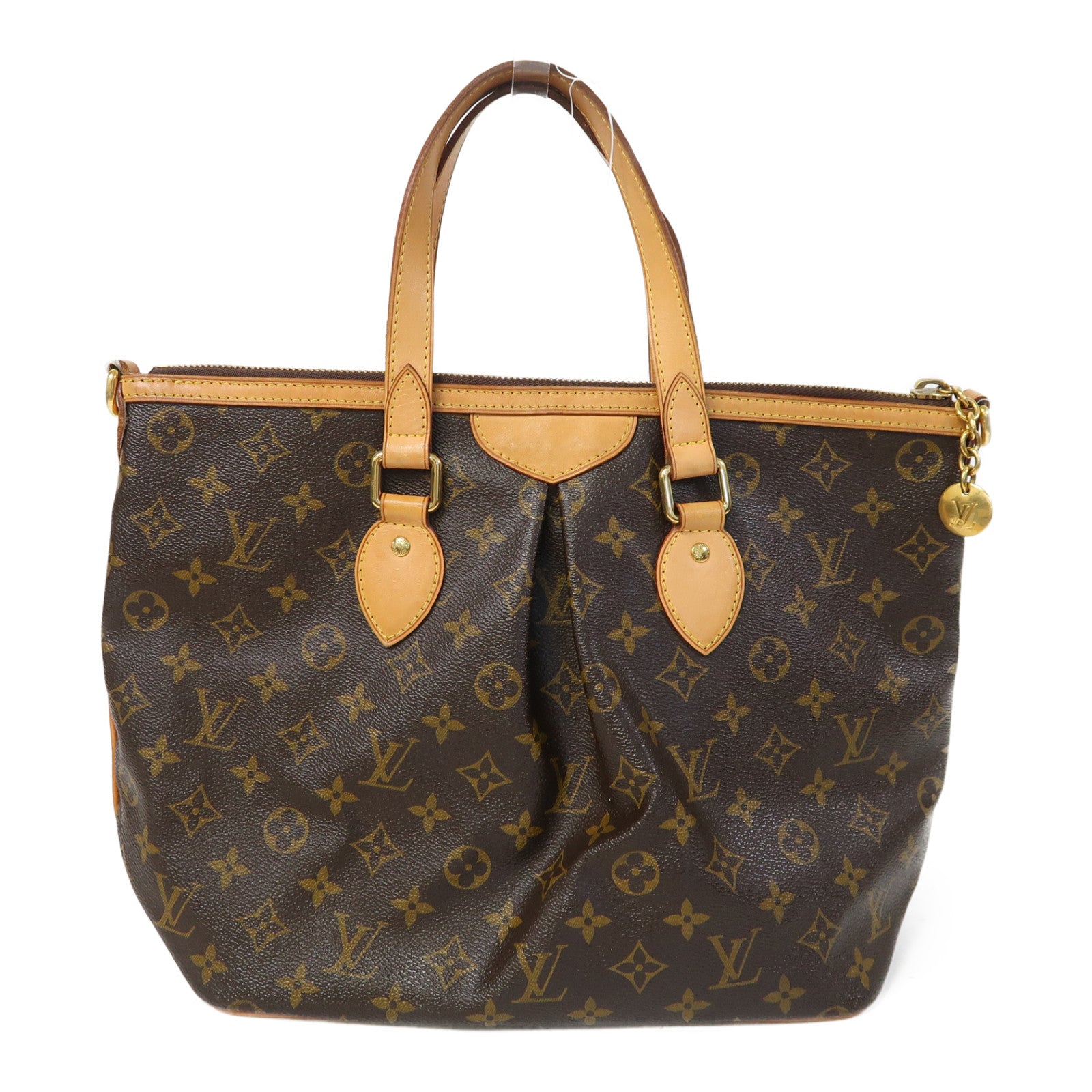 LOUIS VUITTON 【激減優惠】Monogram Palermo PM金扣手挽肩背兩用袋啡色