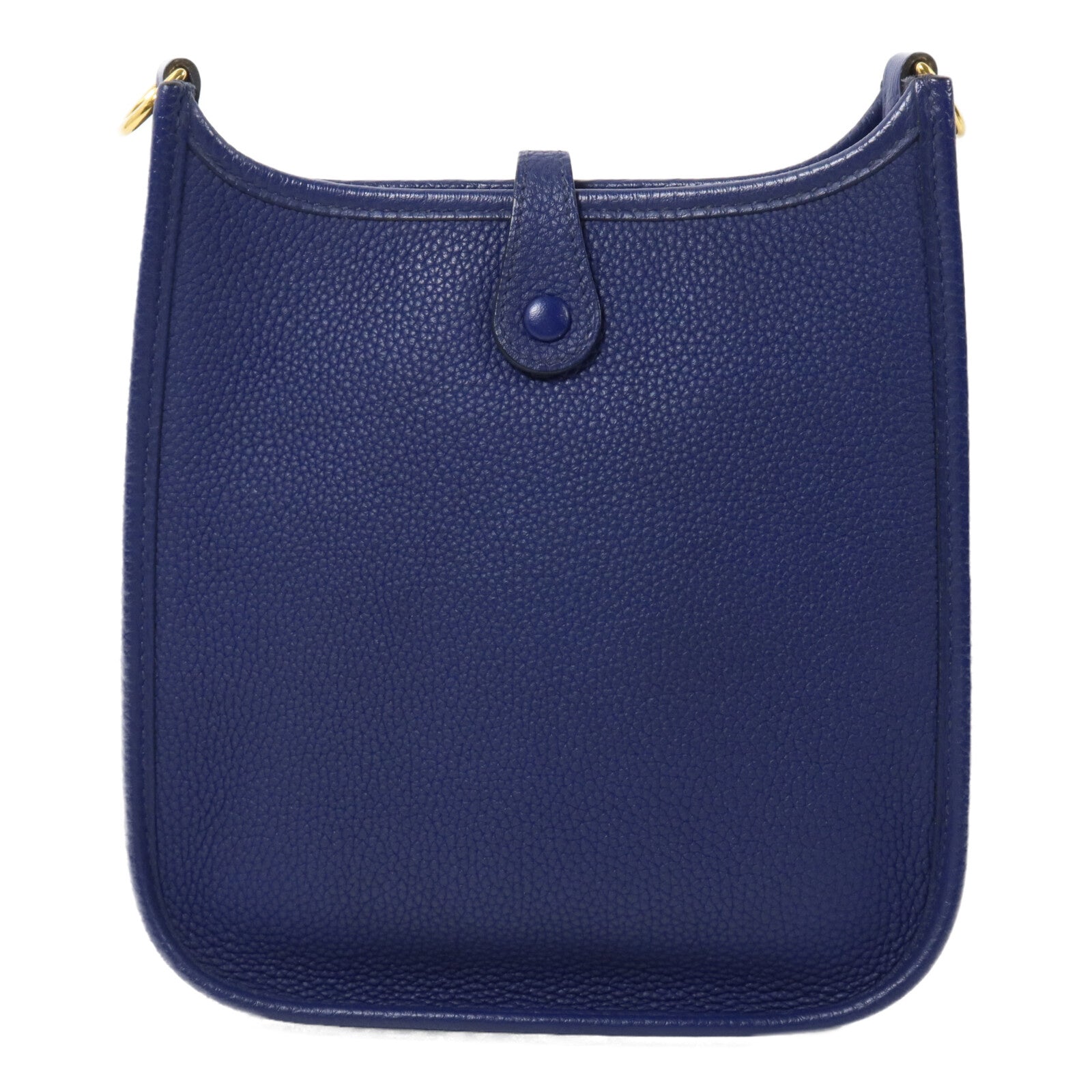 HERMES Clemence皮革Evelyne TPM肩背袋Bleu Saphir