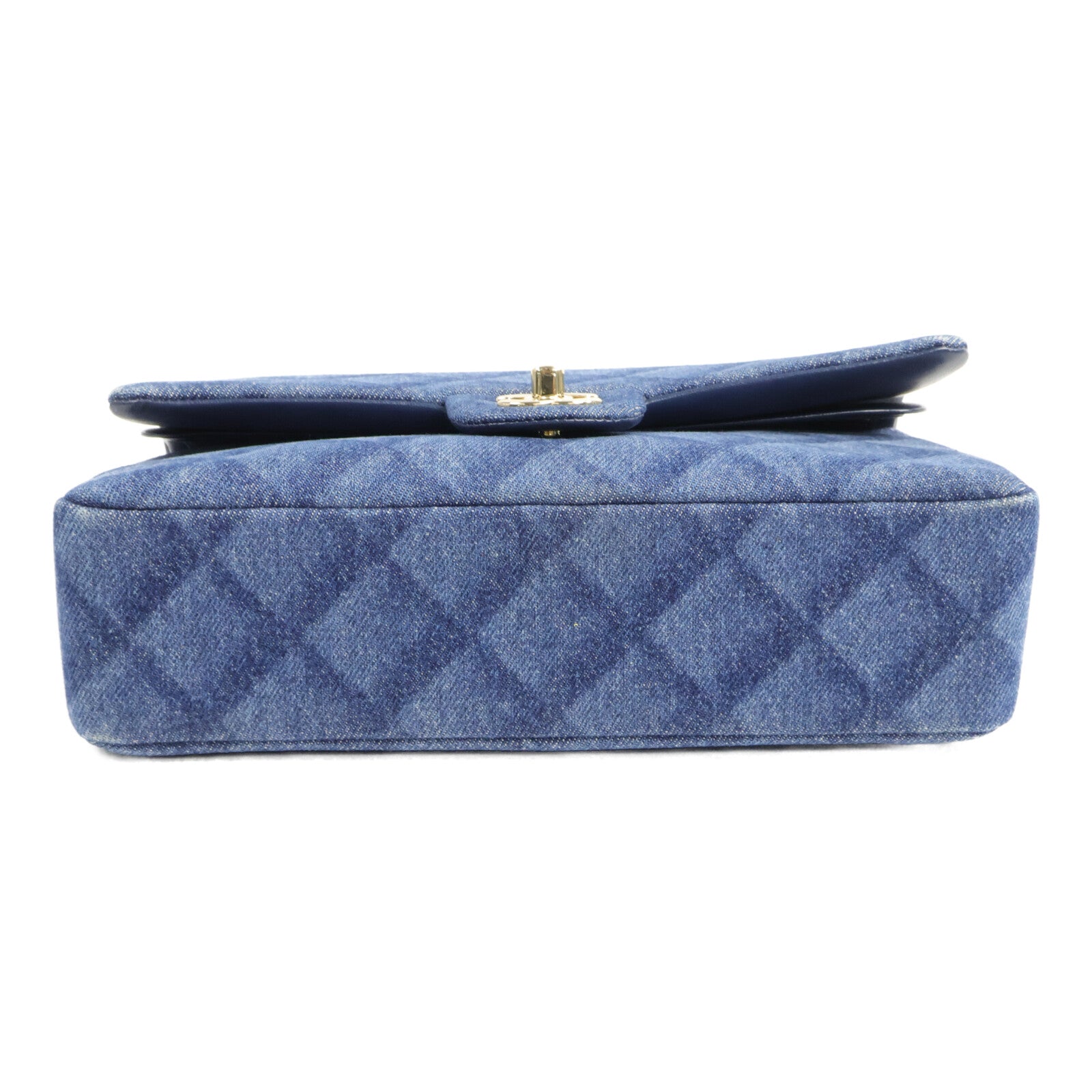 CHANEL 牛仔布Classic 25鏈帶肩背袋