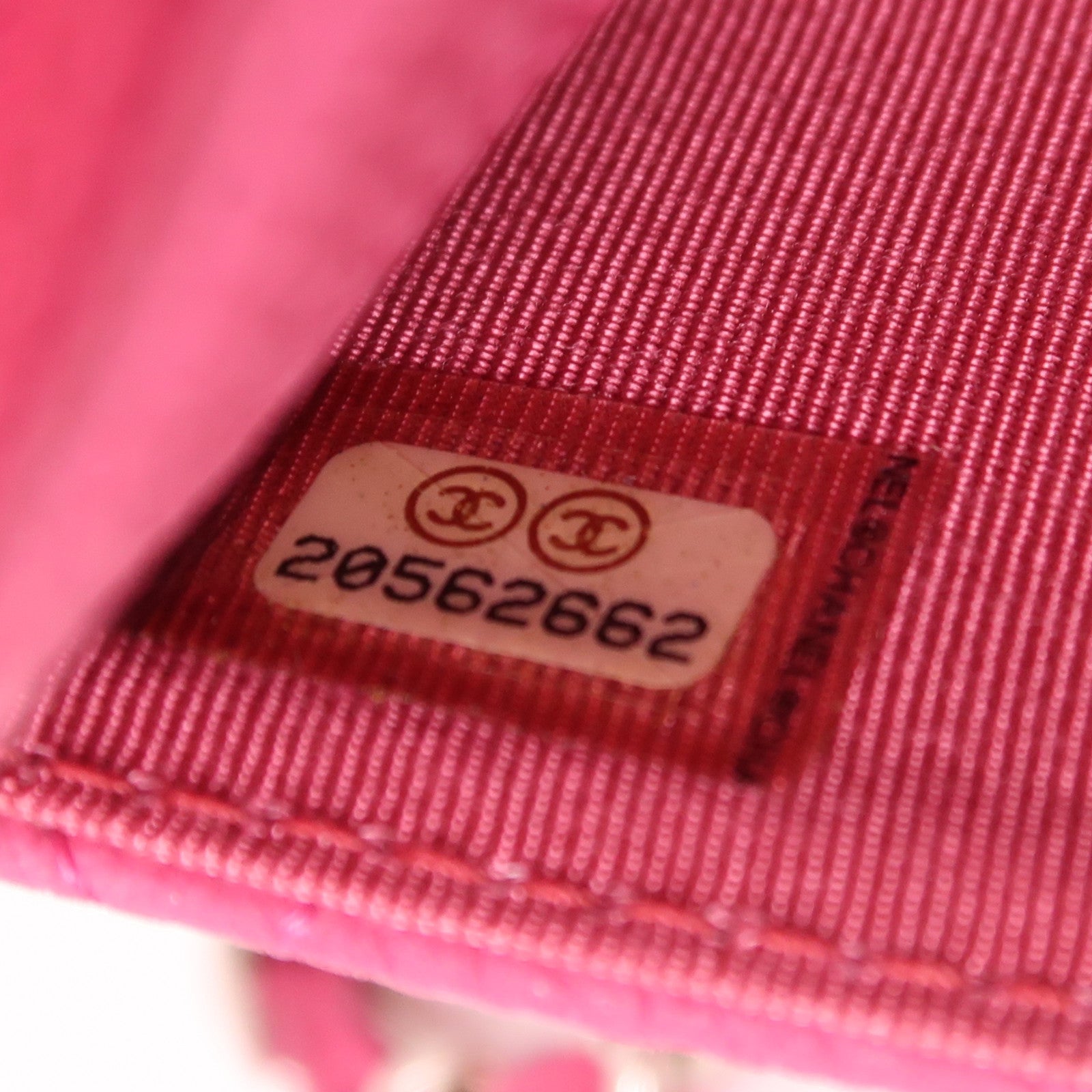 CHANEL 牛皮皮革WOC Wallet On Chain銀扣鏈帶肩背袋