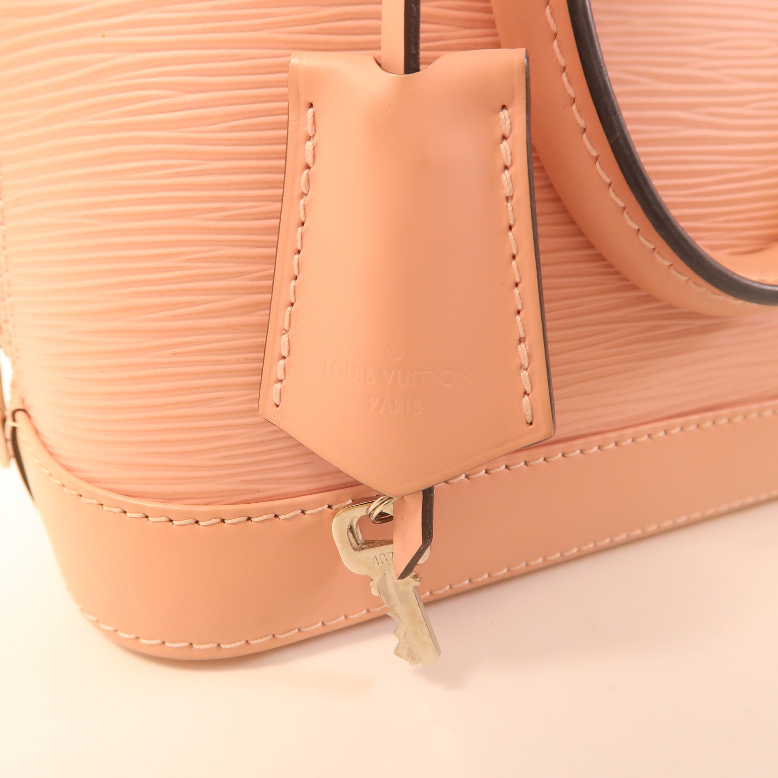 LOUIS VUITTON Epi Alma BB銀扣手挽肩背兩用袋