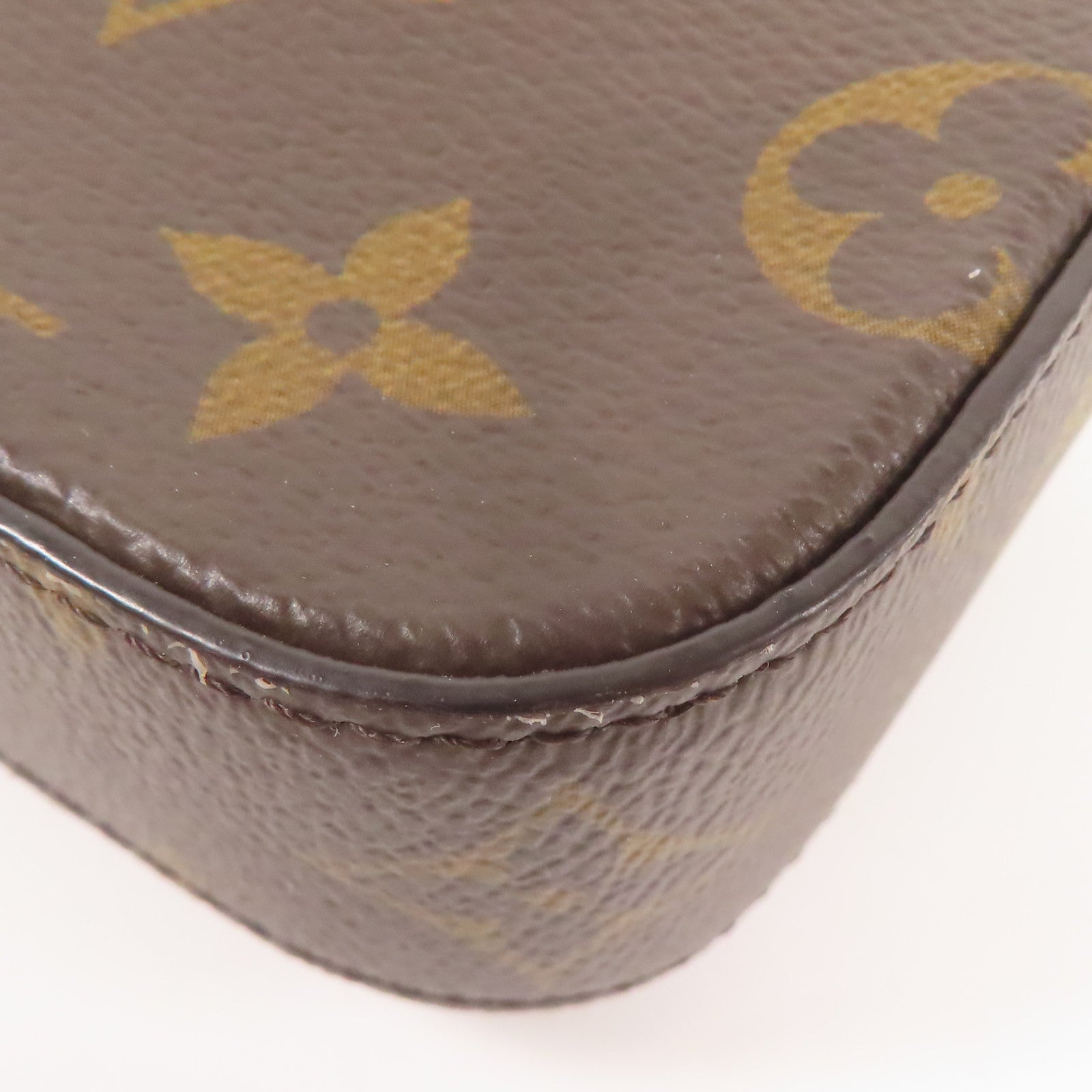 LOUIS VUITTON LV GHW Felicie Strap & Go Shoulder Bag M80091 Monogram Brown/Green