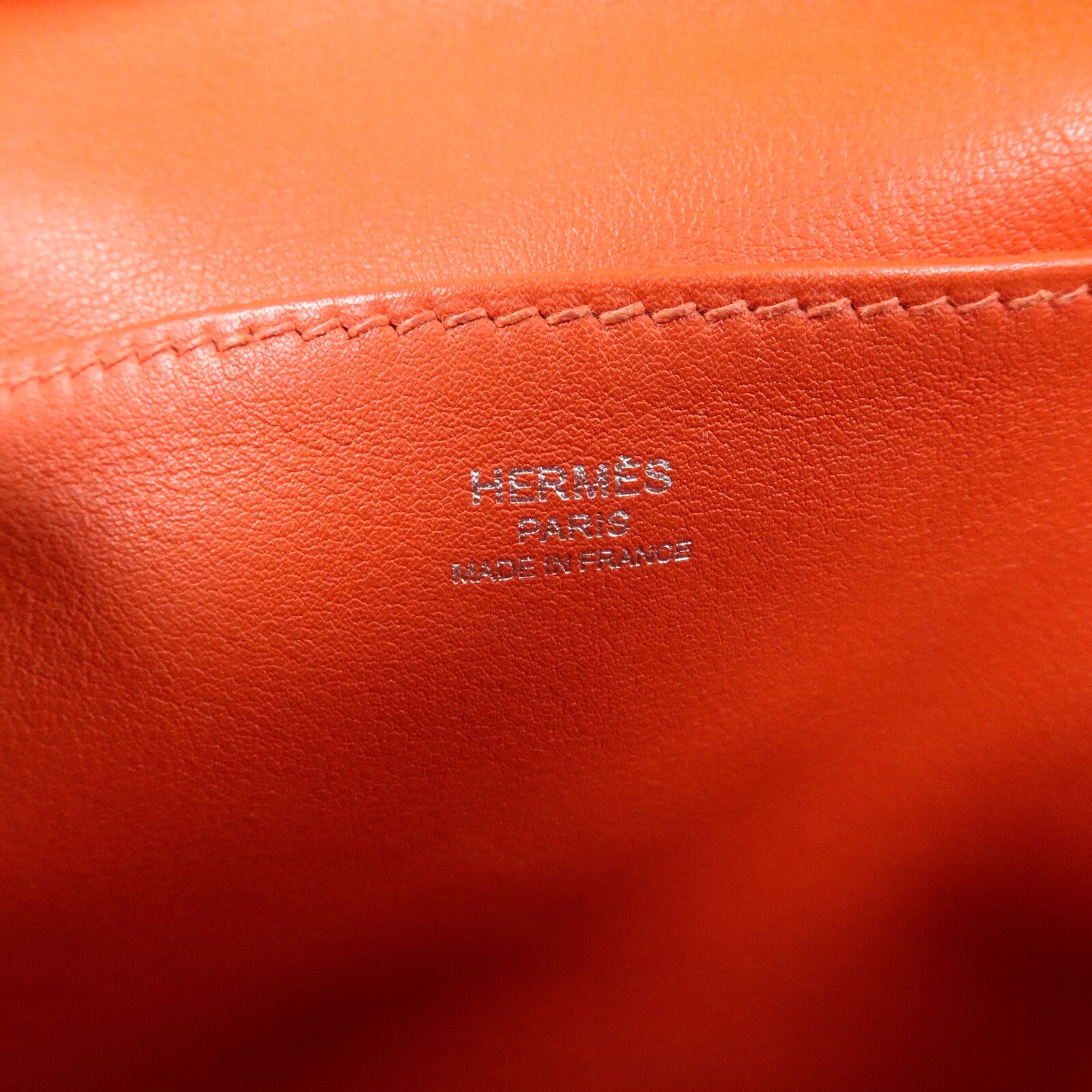 HERMES Swift皮革Mini Halzan手挽肩背兩用袋Rouge Tomate
