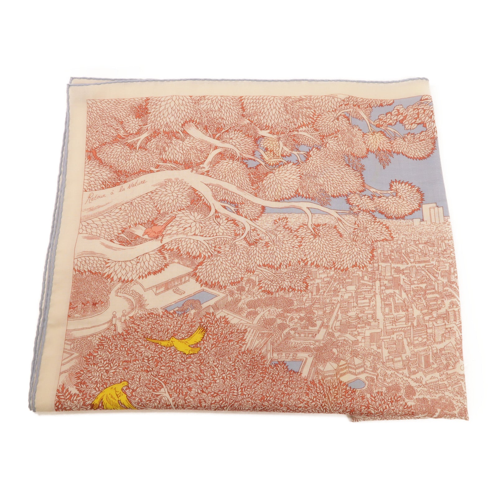 HERMES 羊絨/絲質Scarf圍巾