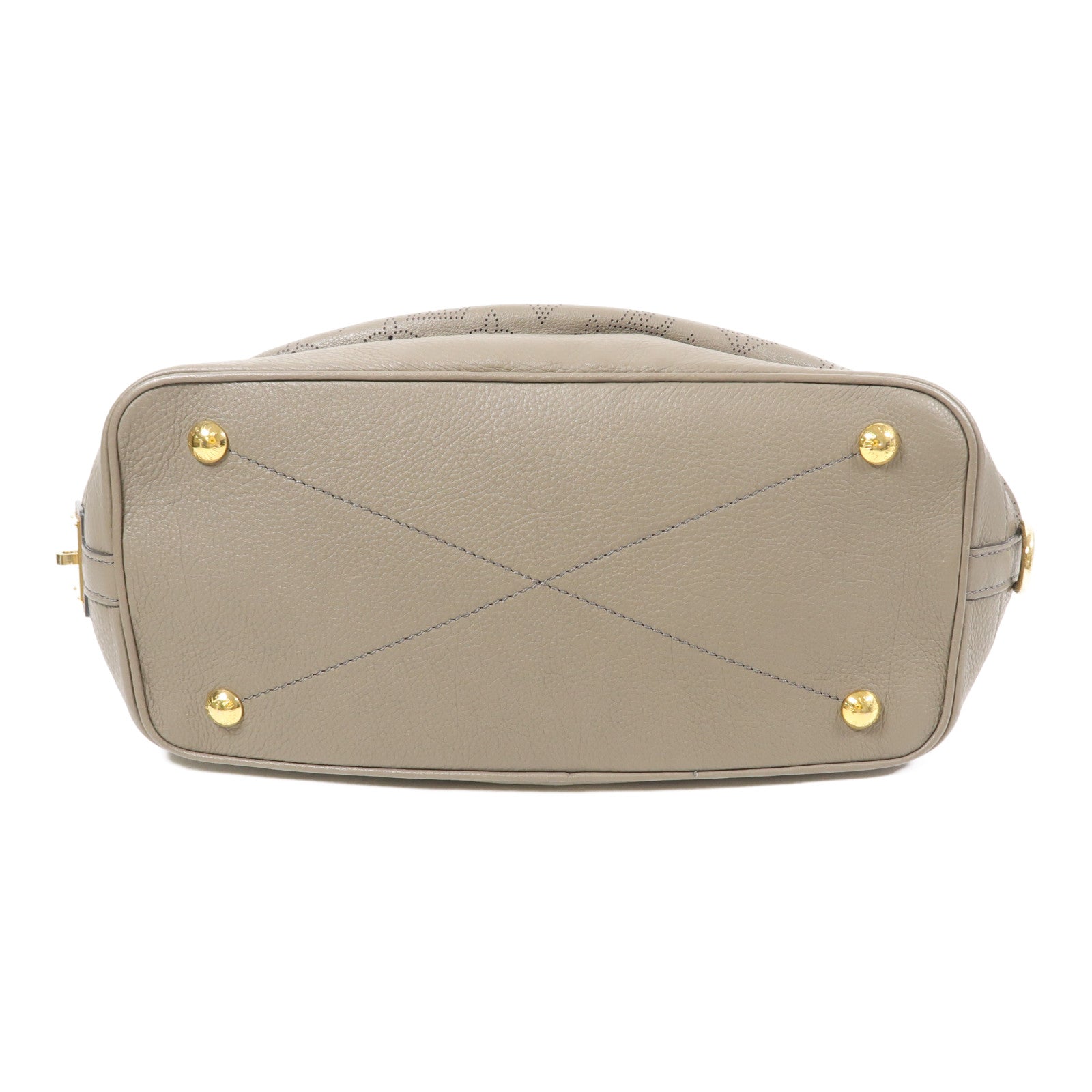 LOUIS VUITTON LV GHW Stella PM 2Way Shoulder Handbag Mahina M93175 Beige