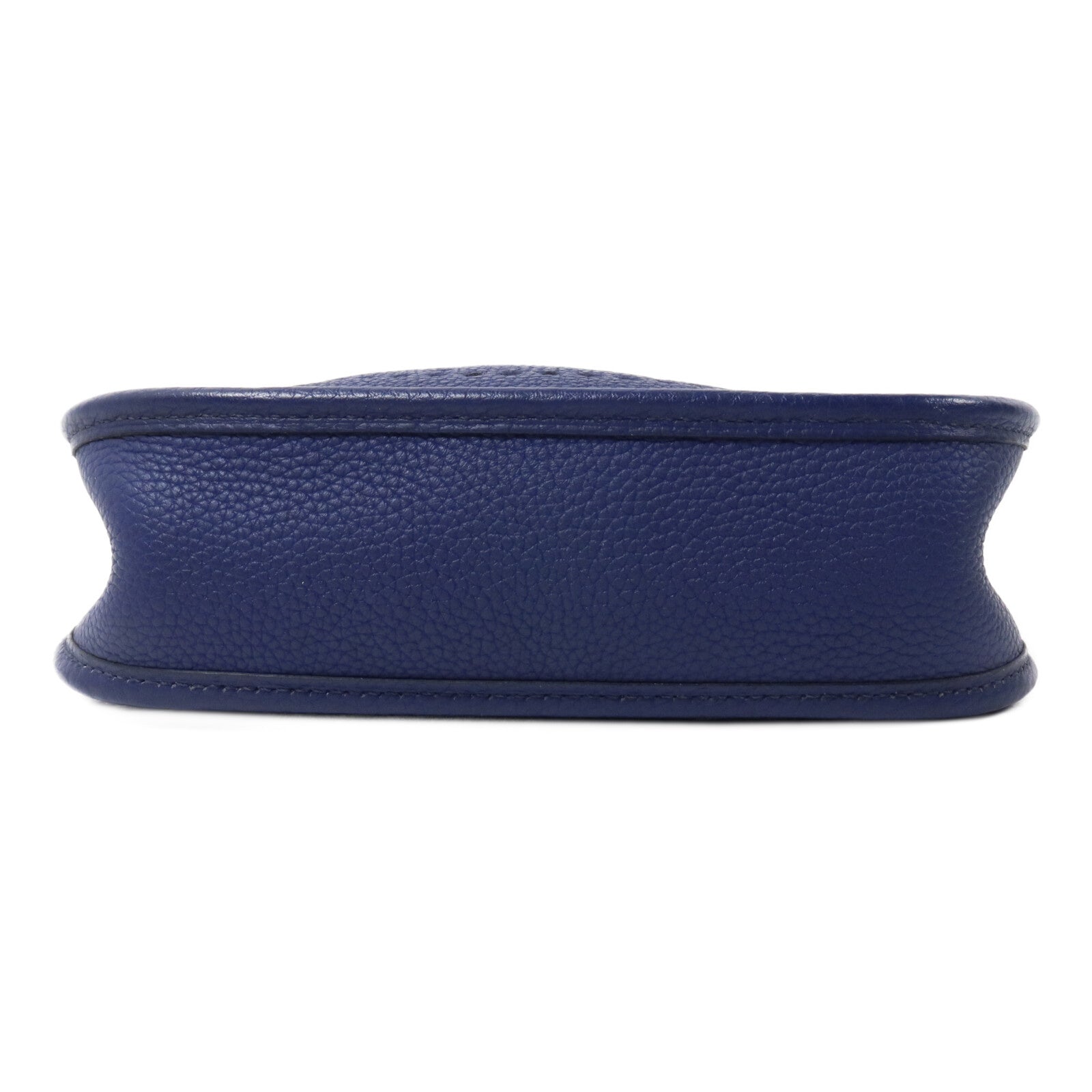 HERMES Clemence皮革Evelyne TPM肩背袋Bleu Saphir
