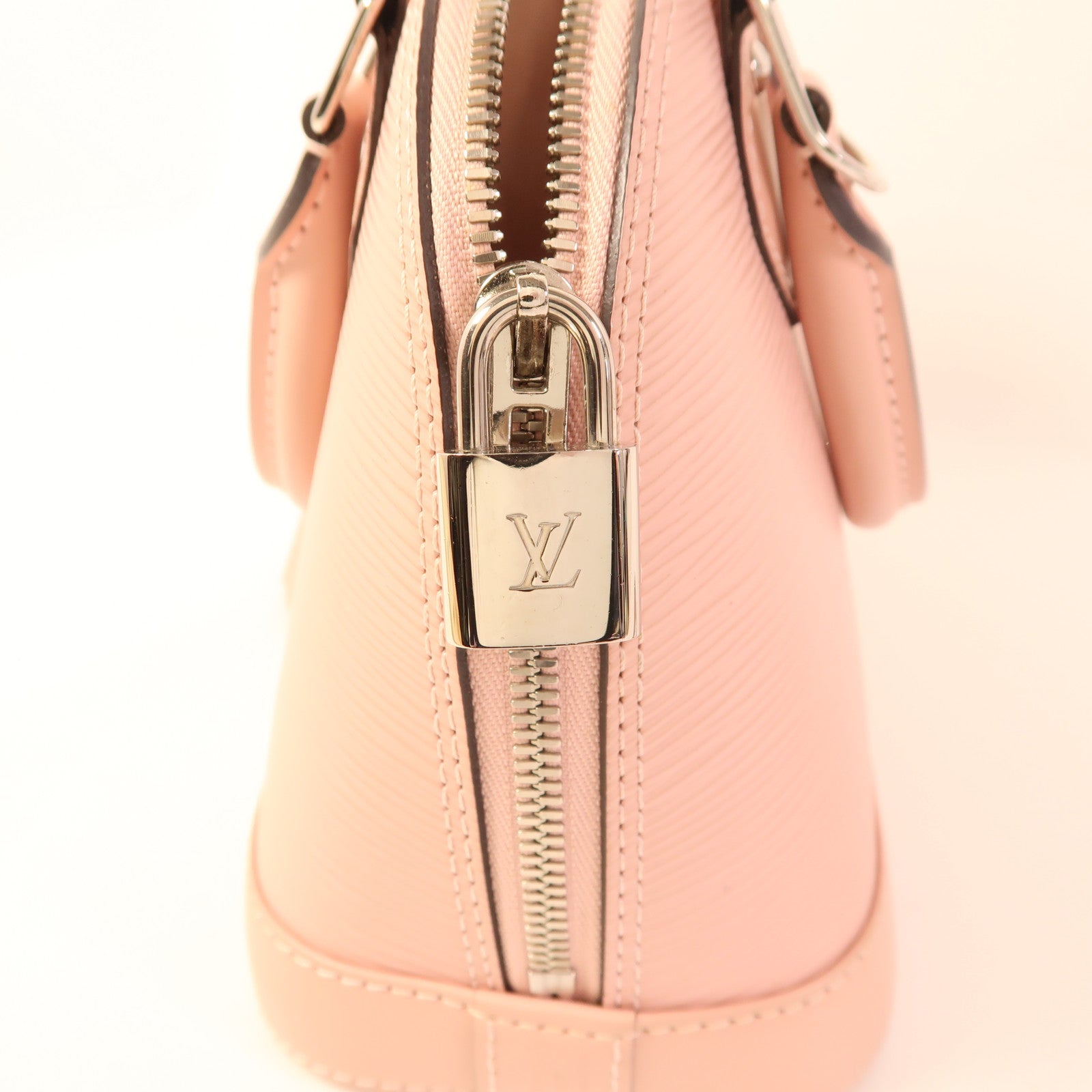 LOUIS VUITTON Epi Alma BB銀扣手挽肩背兩用袋