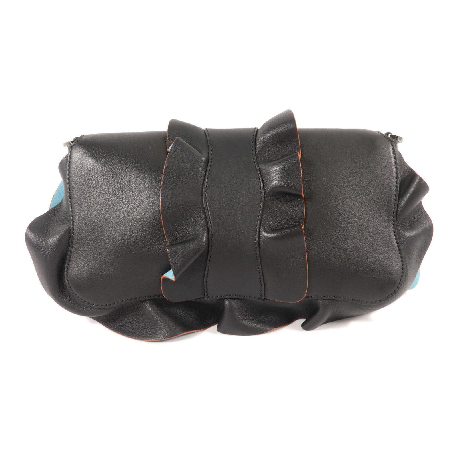 FENDI 牛皮皮革Wave Baguette肩背袋