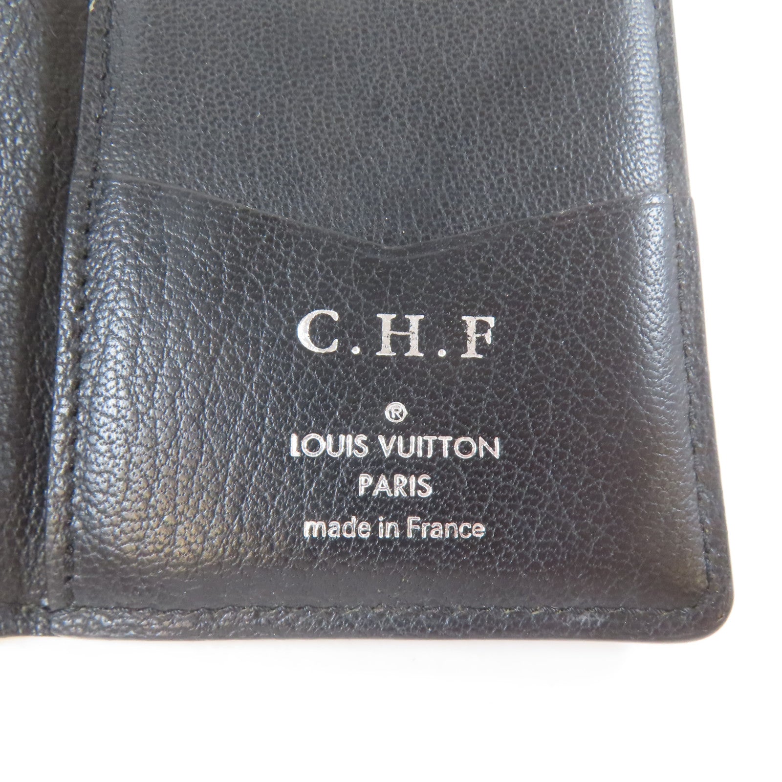 LOUIS VUITTON 牛皮皮革/鱷魚皮革/鴕鳥皮革Card Case卡片套黑色