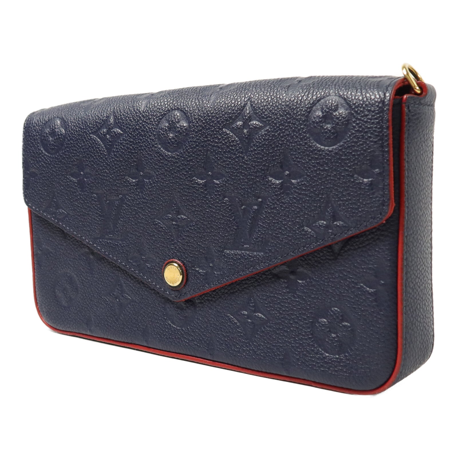 LOUIS VUITTON Monogram Empreinte Pochette Felicie鏈帶肩背袋
