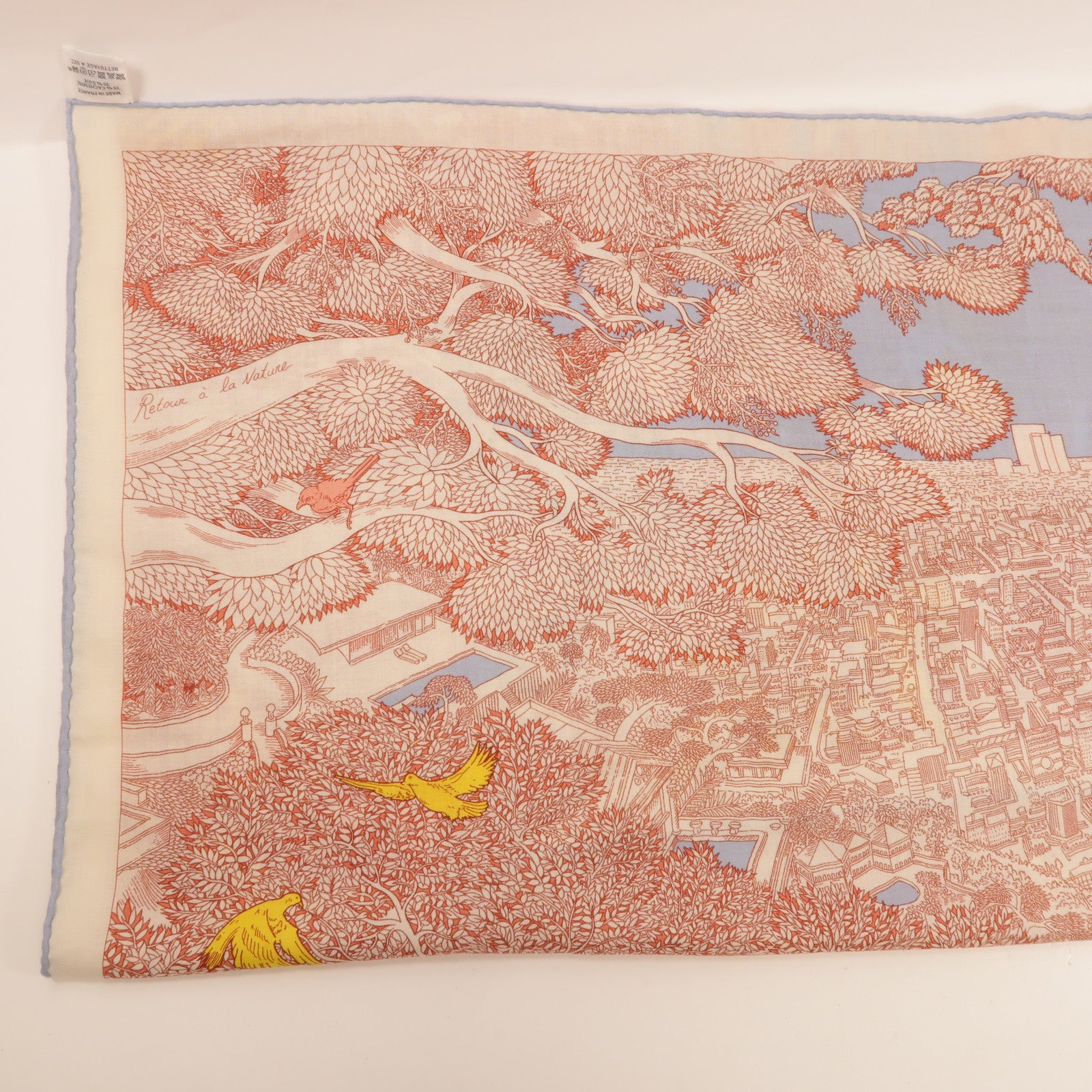 HERMES 羊絨/絲質Scarf圍巾