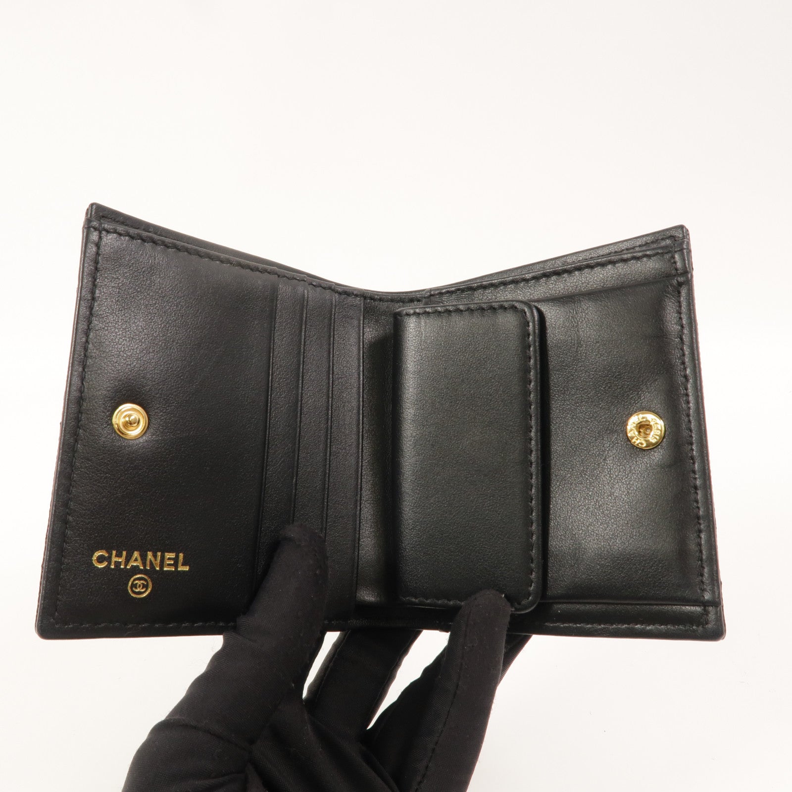 CHANEL 牛皮皮革Small Flap Wallet錢包