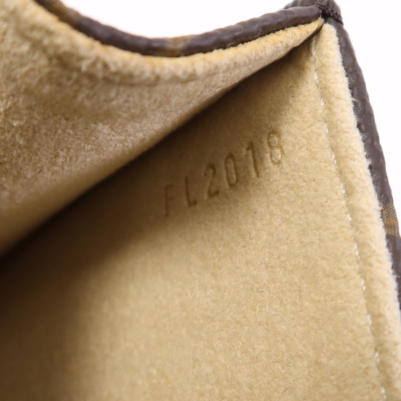 LOUIS VUITTON Monogram Pochette Florentine金扣腰包棕色