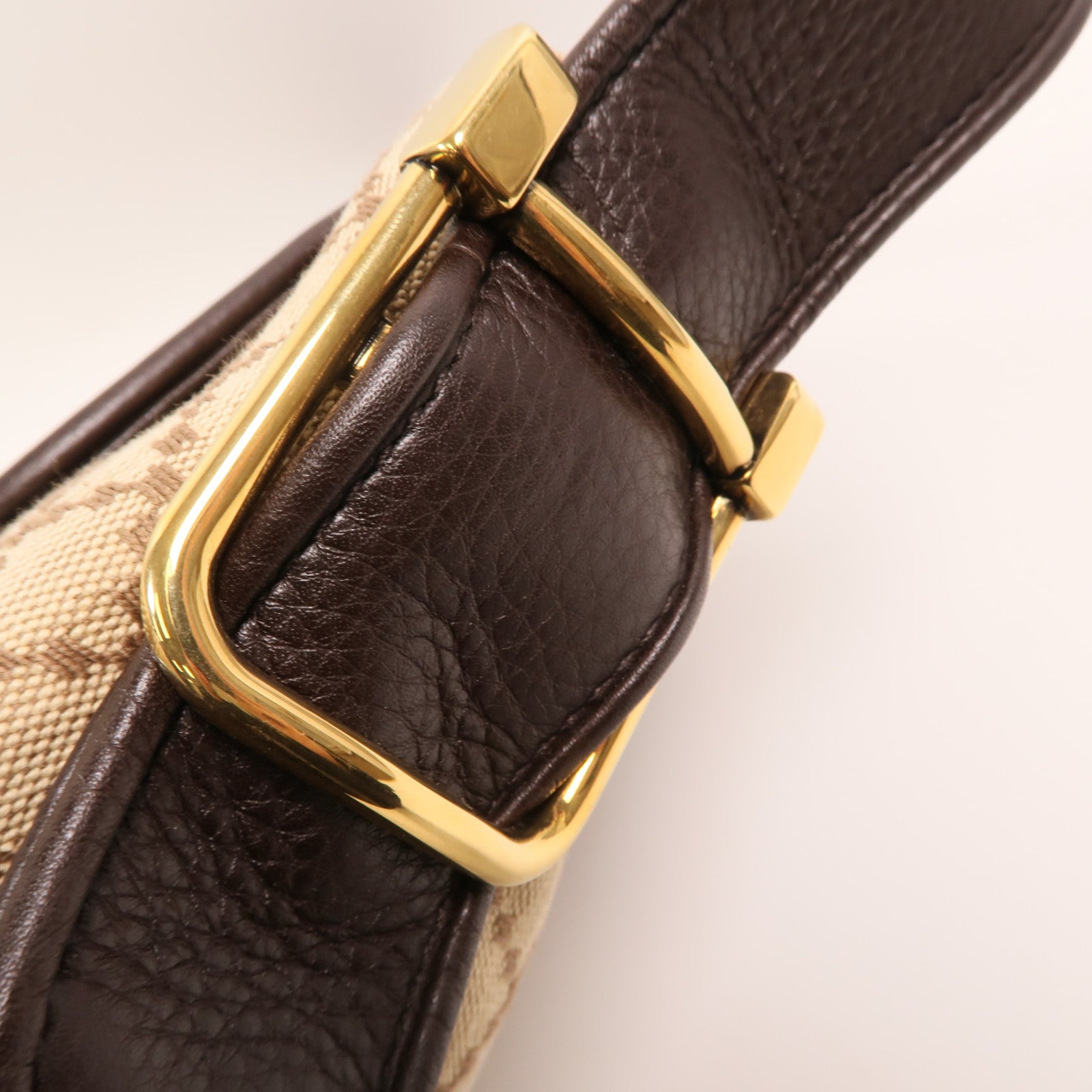 GUCCI 帆布Diamante 1973 Shoulder Bag金扣肩背袋